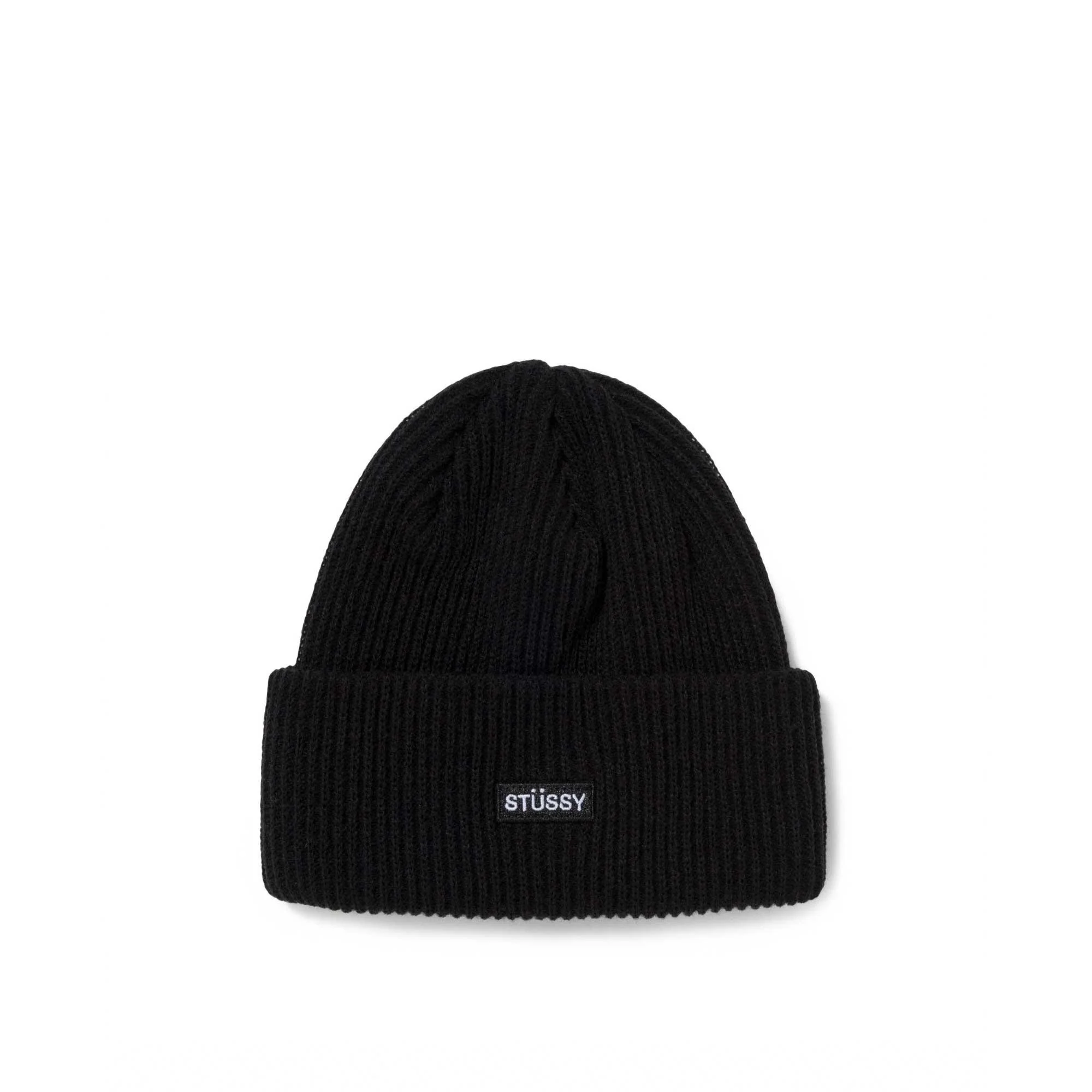 Stussy Small Patch Watchcap Beanie, Black