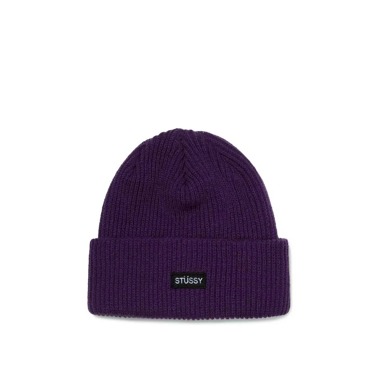 Stussy Small Patch Watchcap Beanie, purple