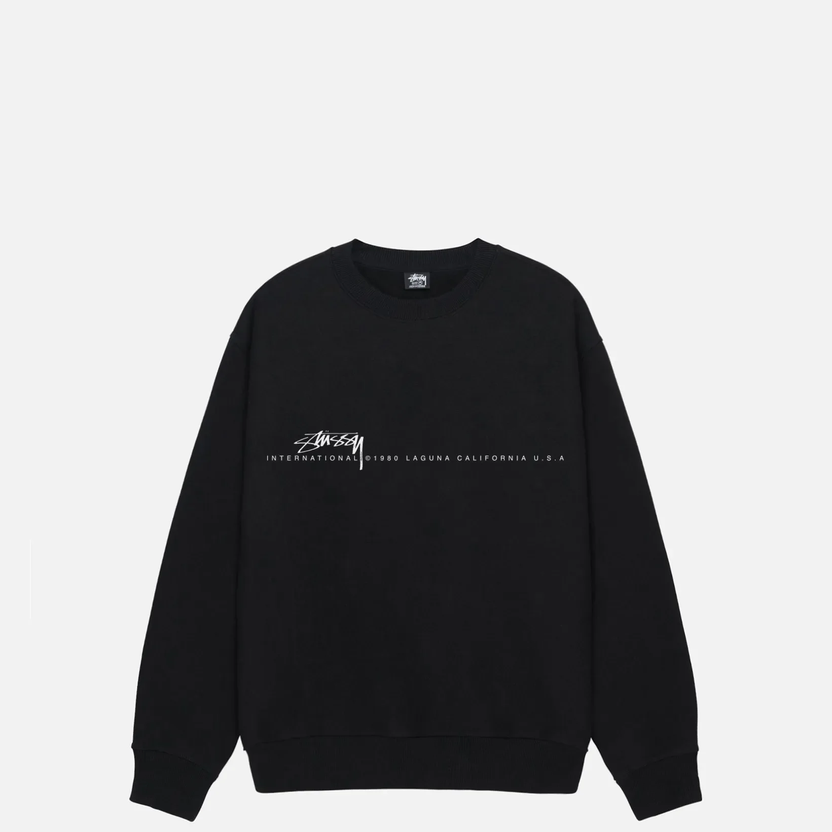 Stussy Smooth 80 Crew, black