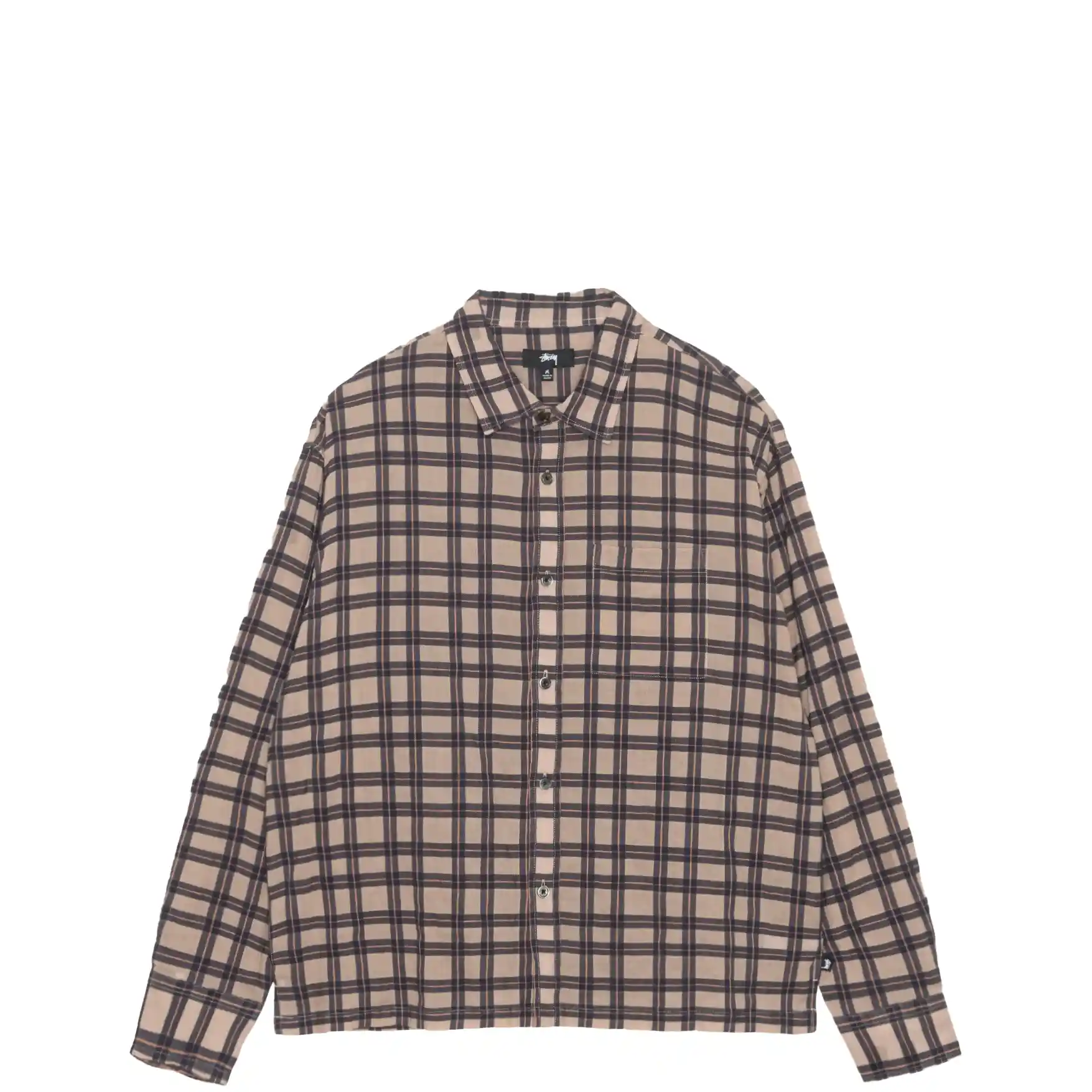 Stussy Sonoma Plaid Shirt, tan