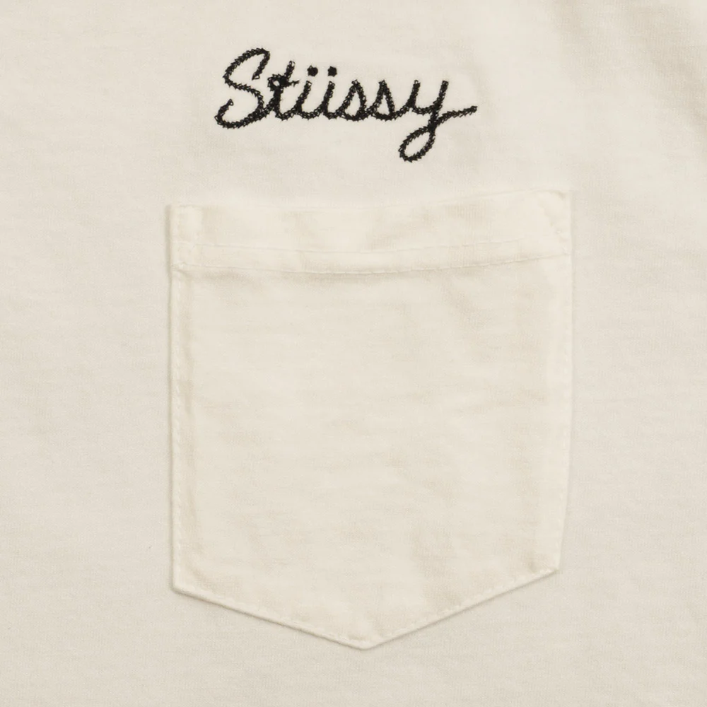 Stussy Stitch pigment dyed pocket tee - Image 2
