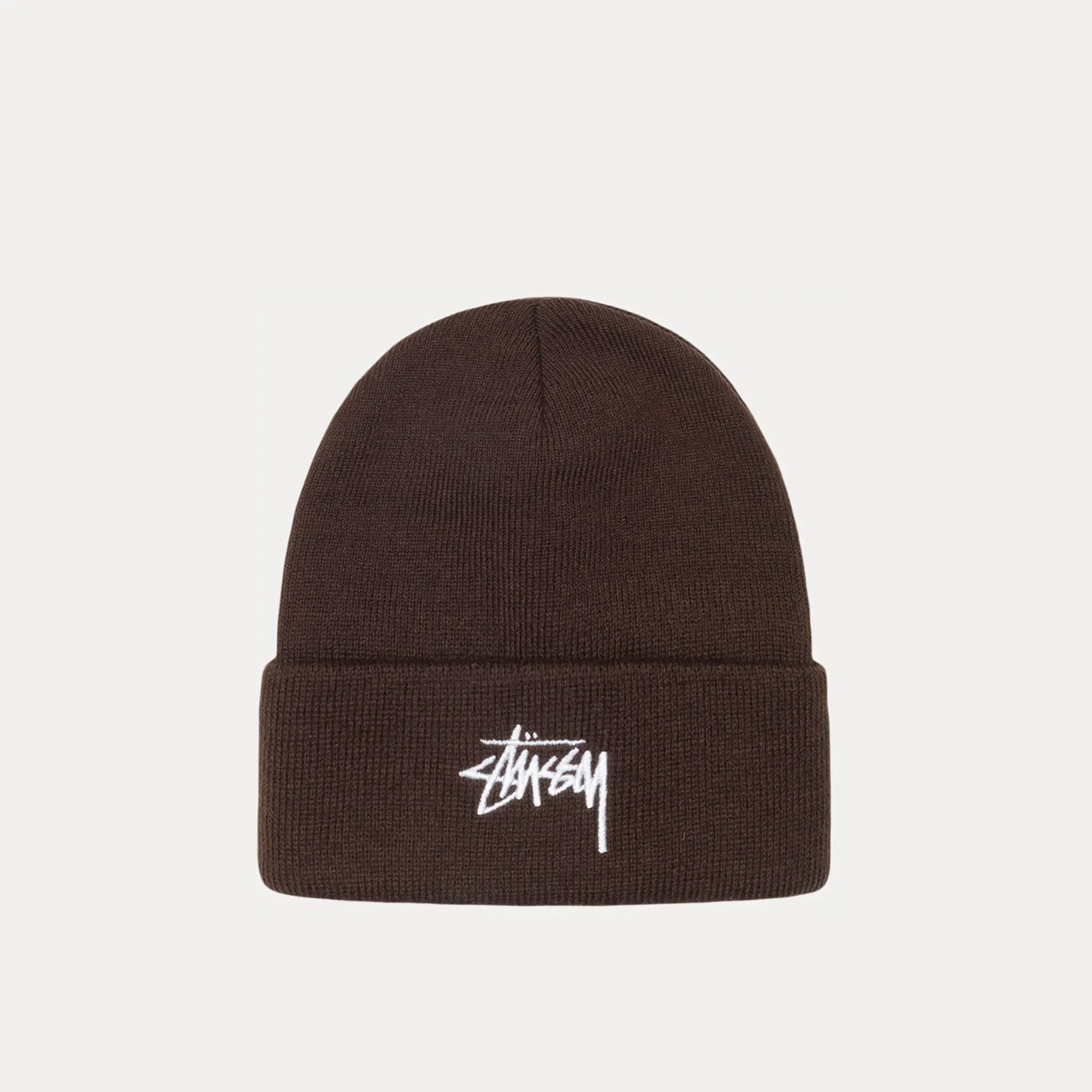 Stussy Stock Cuff Beanie, cocoa