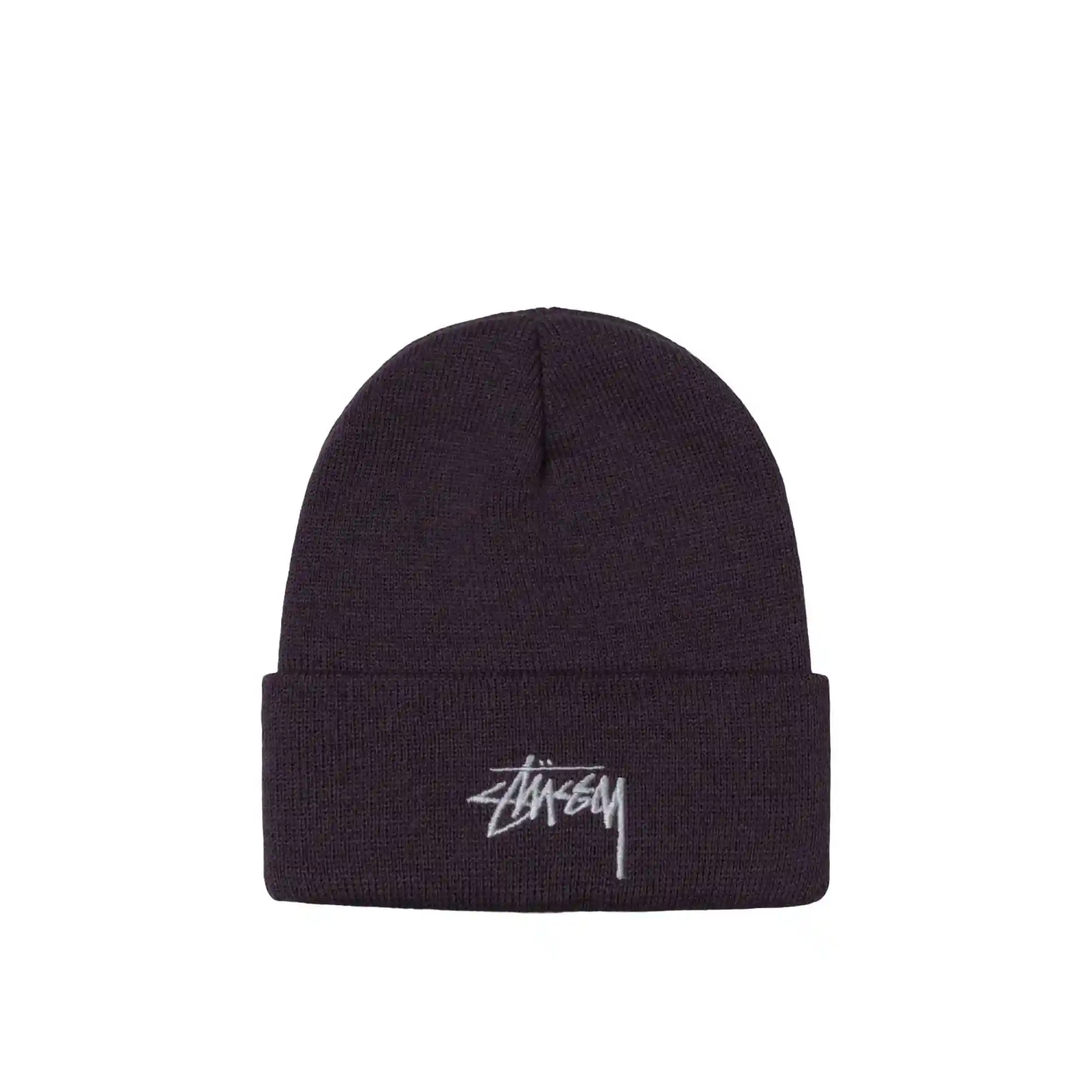 Stussy Stock Cuff Beanie, eggplant