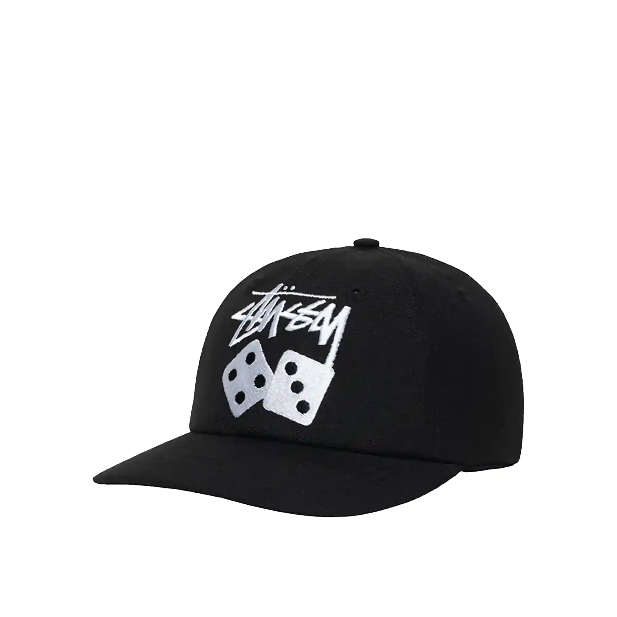 Stussy Stock Dice Low Pro Cap, black