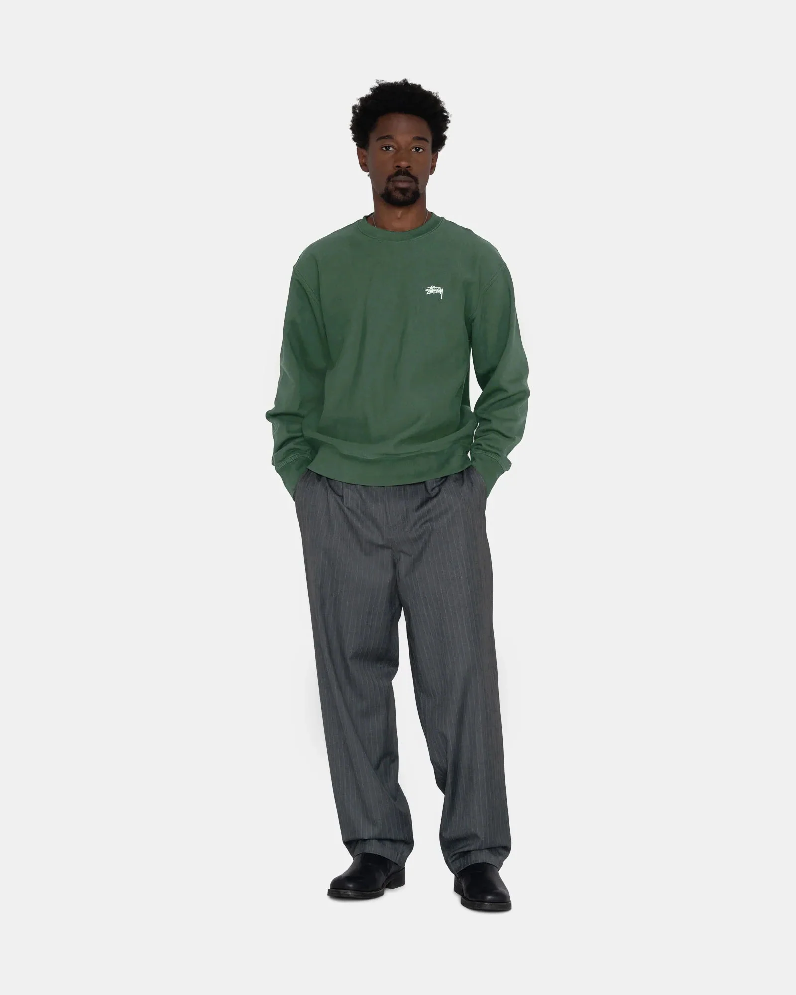 Stussy Stock Logo Crew - Image 2