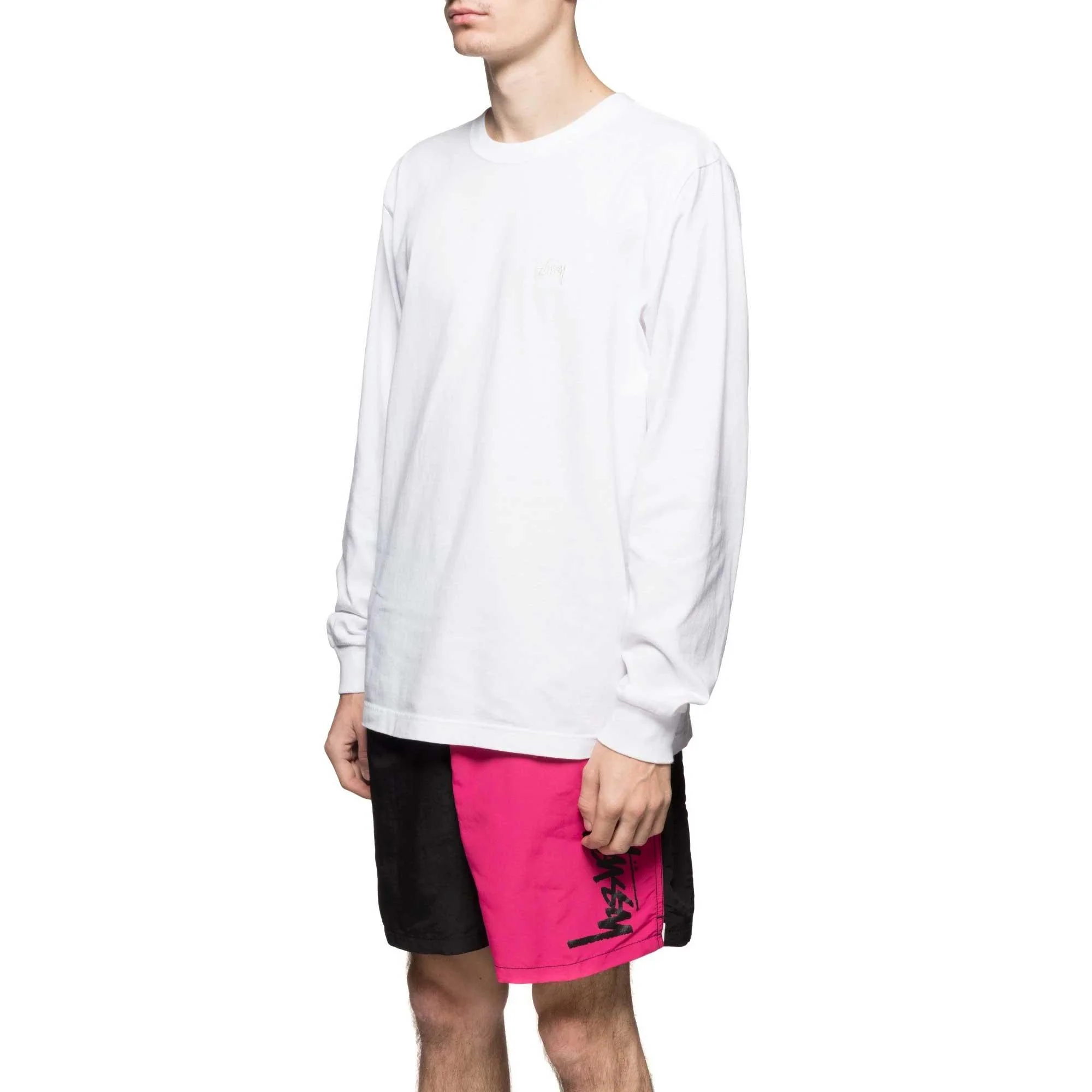 Stussy Stock Logo crew long sleeve - Image 3