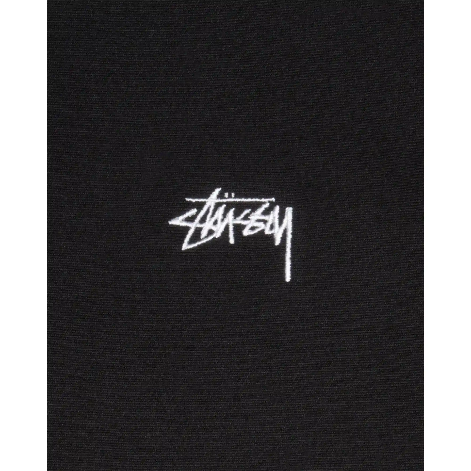 Stussy Stock Logo Crew, washed black - Image 3