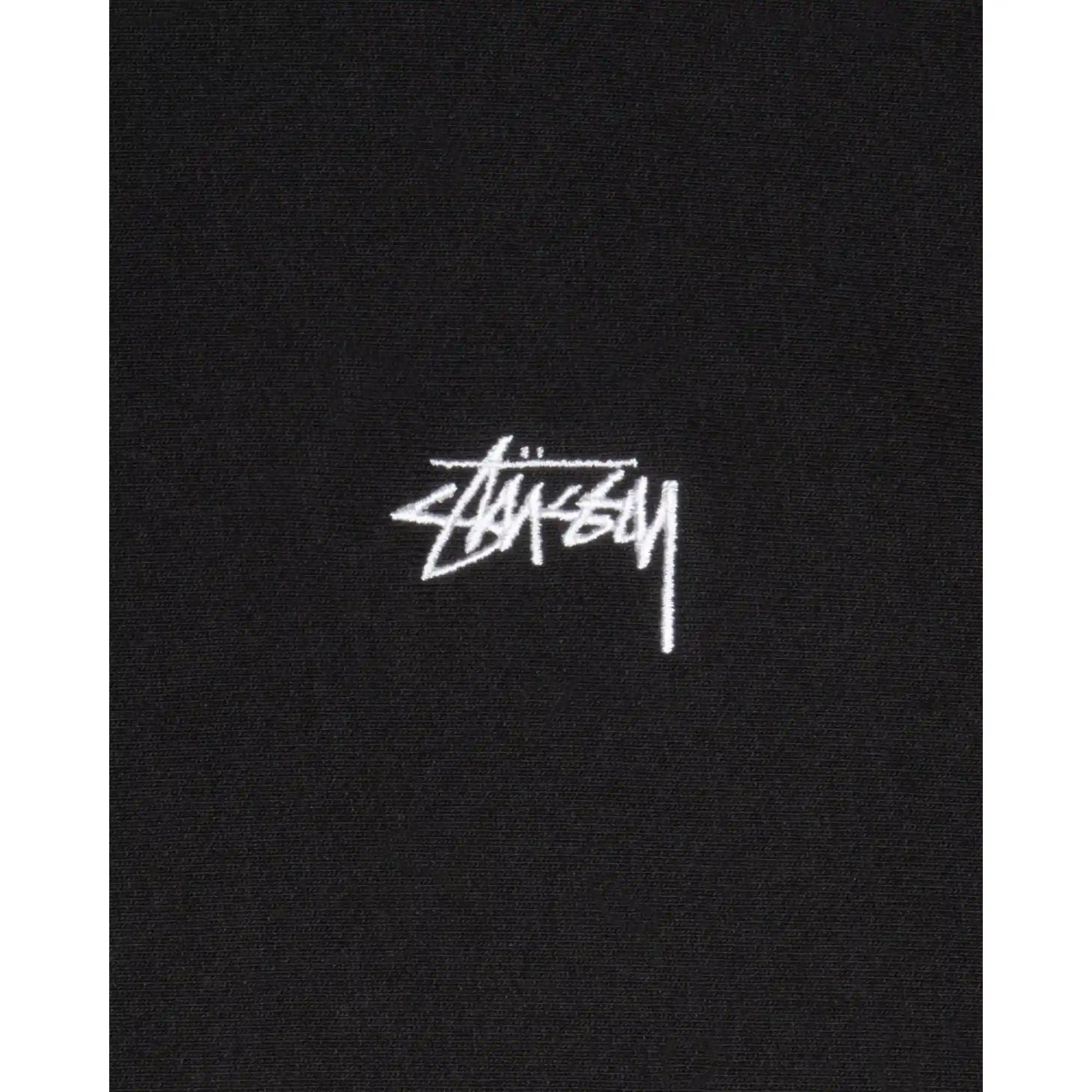 Stussy Stock Logo Hood, washed black - Image 3