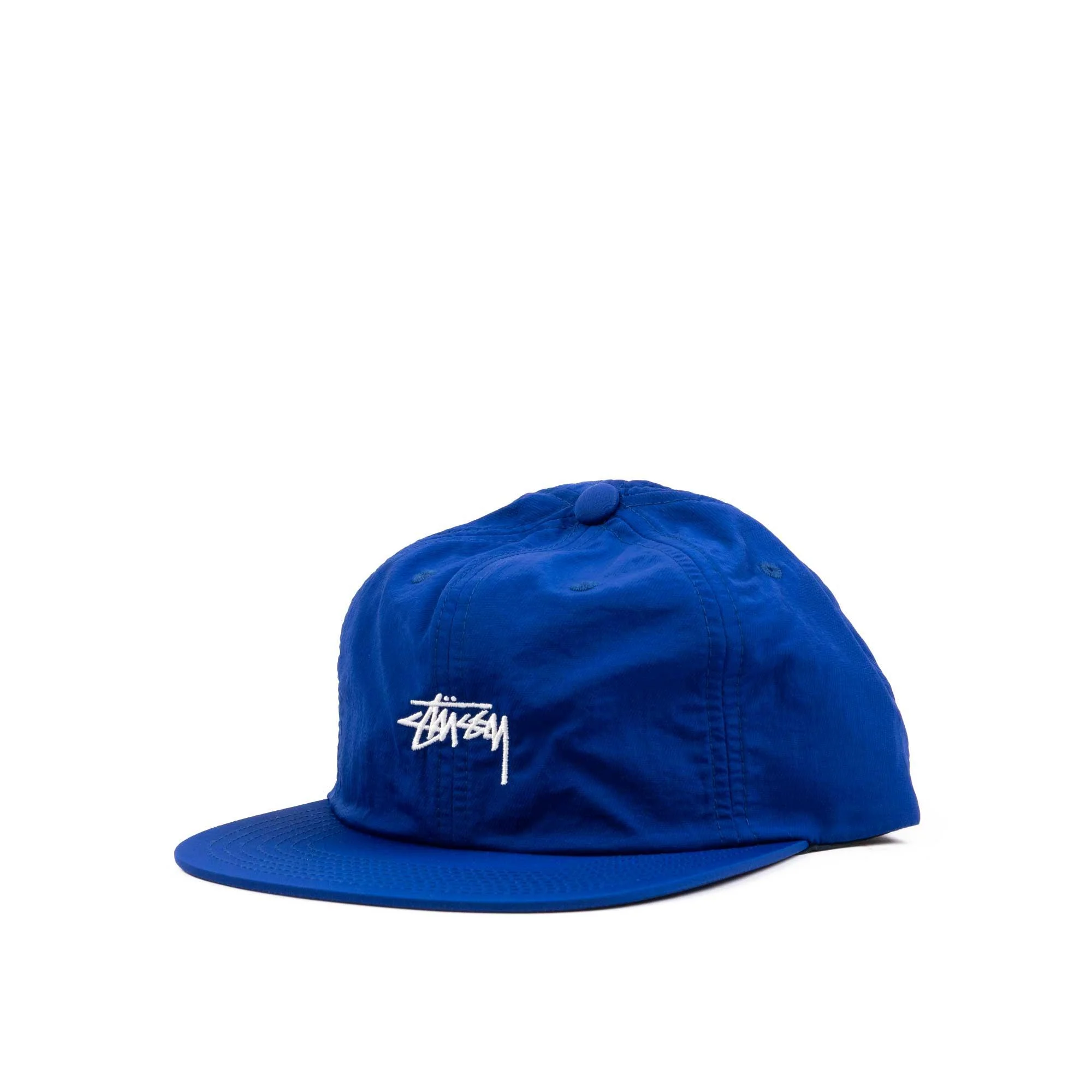 Stussy Stock Nylon Strapback Cap, Blue