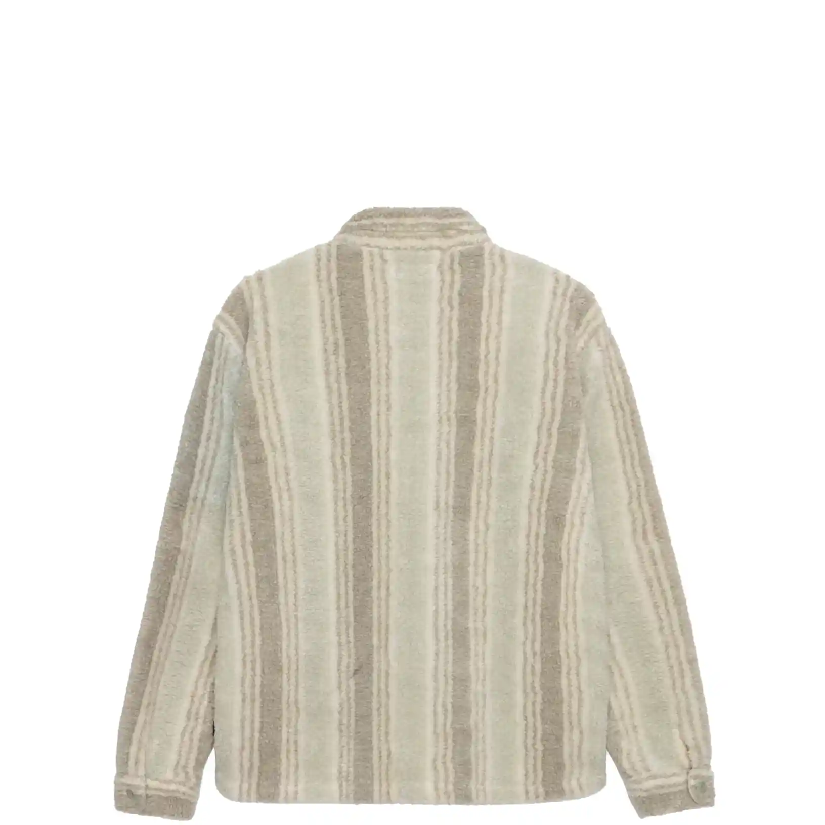 Stussy Stripe Sherpa Shirt, natural - Image 2