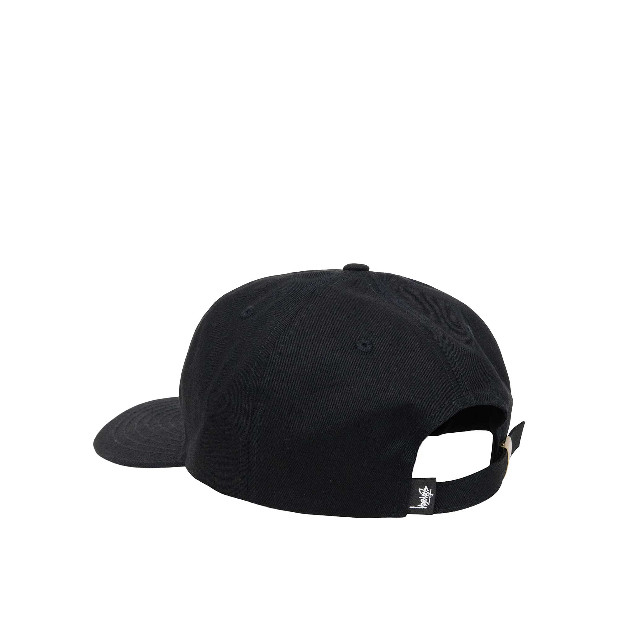 Stussy Stu Arch Strapback Cap, Black - Image 2