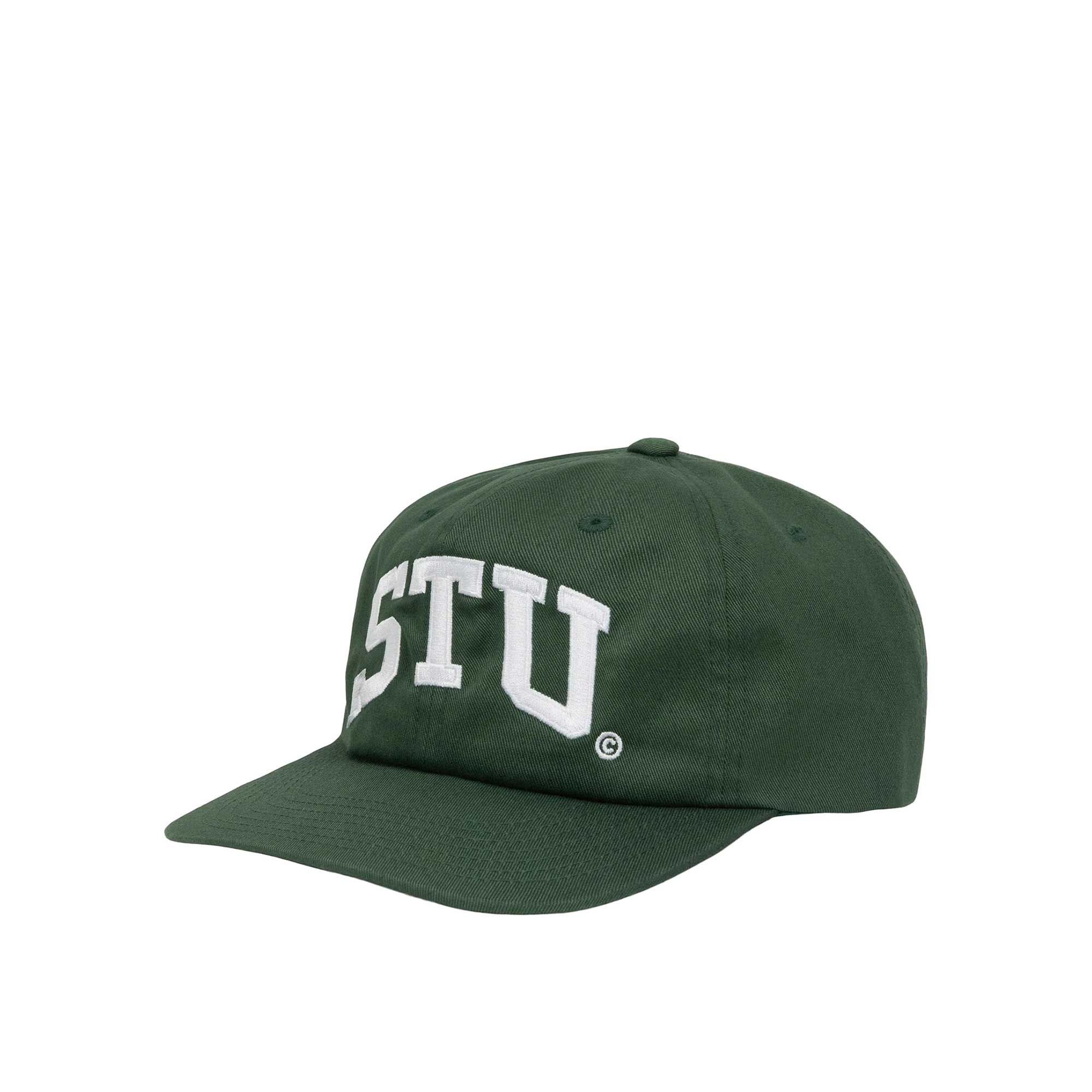 Stussy Stu Arch Strapback Cap, Forest