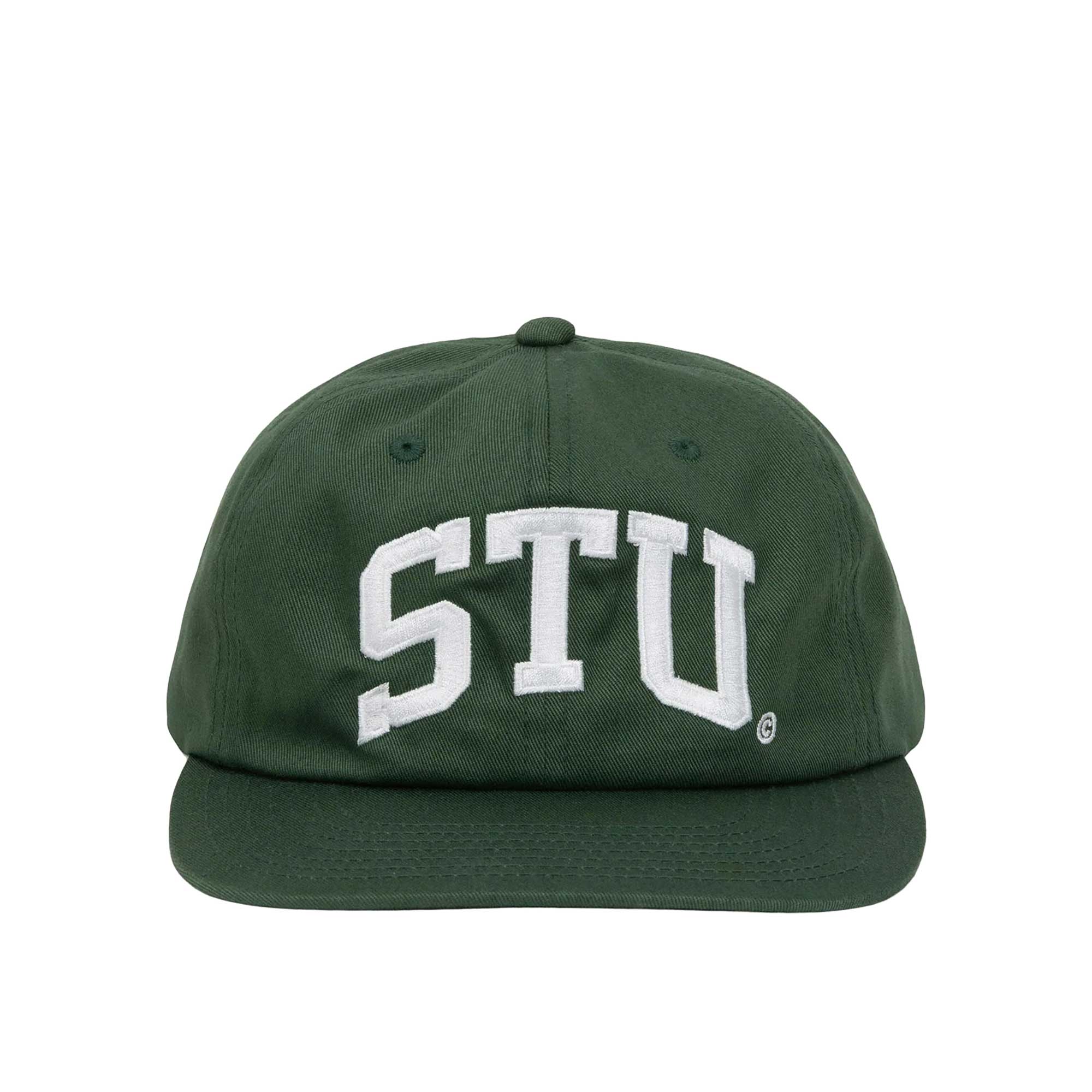 Stussy Stu Arch Strapback Cap, Forest - Image 3