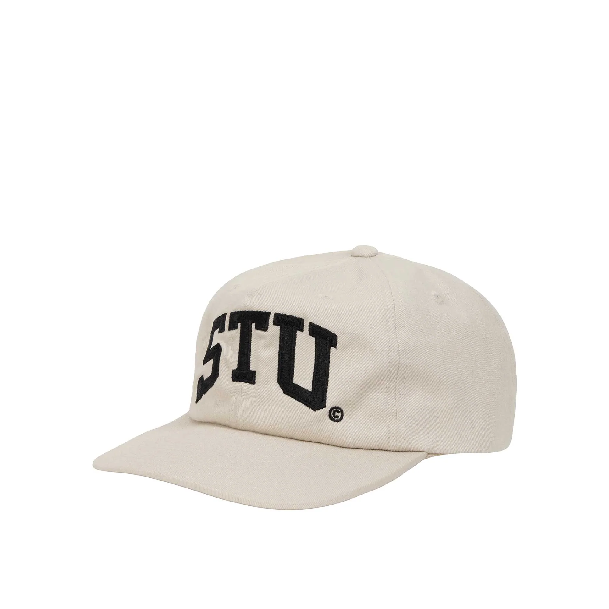 Stussy Stu Arch Strapback Cap, Off White
