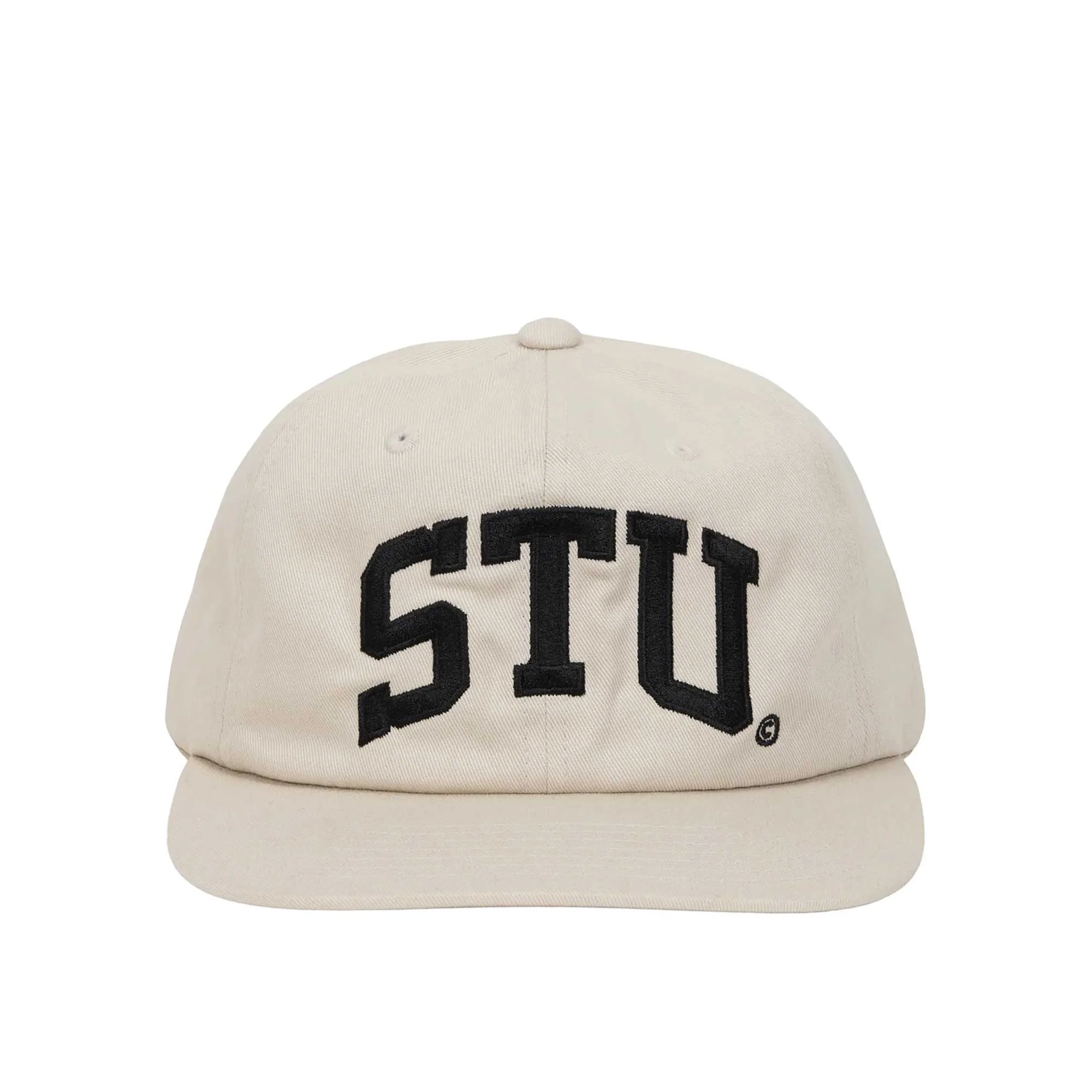 Stussy Stu Arch Strapback Cap, Off White - Image 2