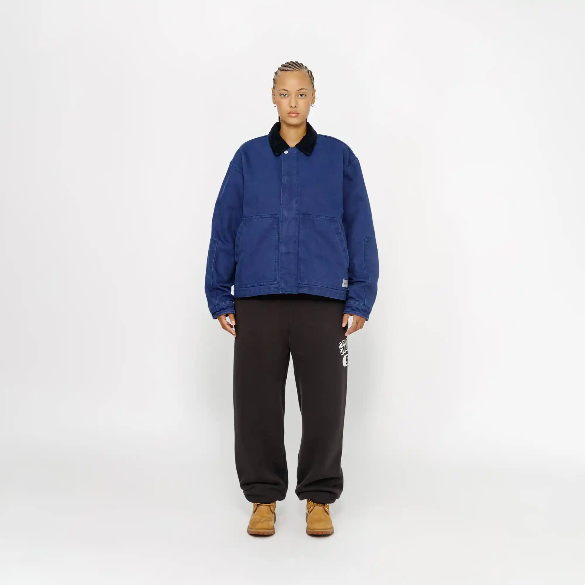 Stussy Stussy 80 Fleece Pant, washed black - Image 4