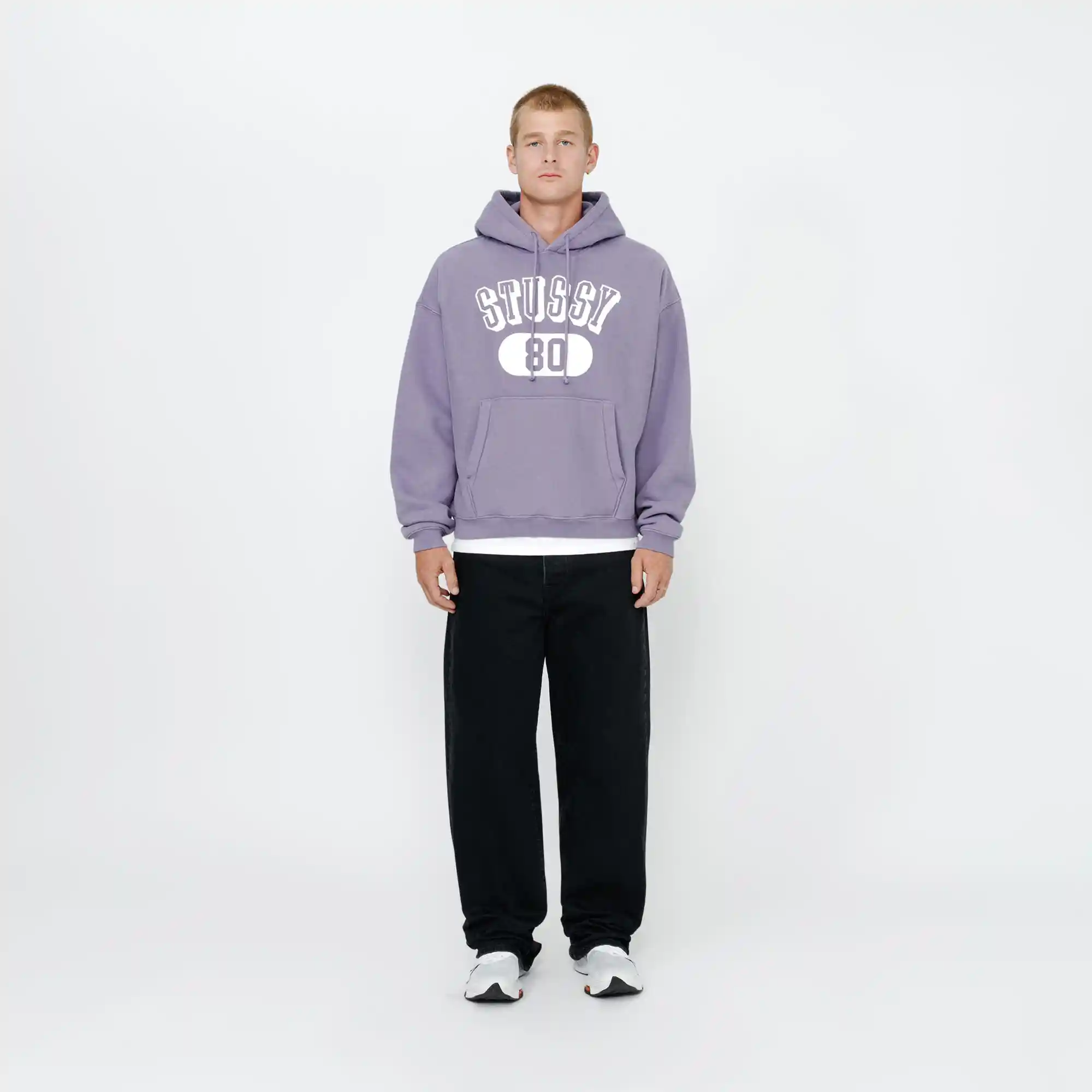 Stussy Stussy 80 Relaxed Hood, ash purple - Image 3