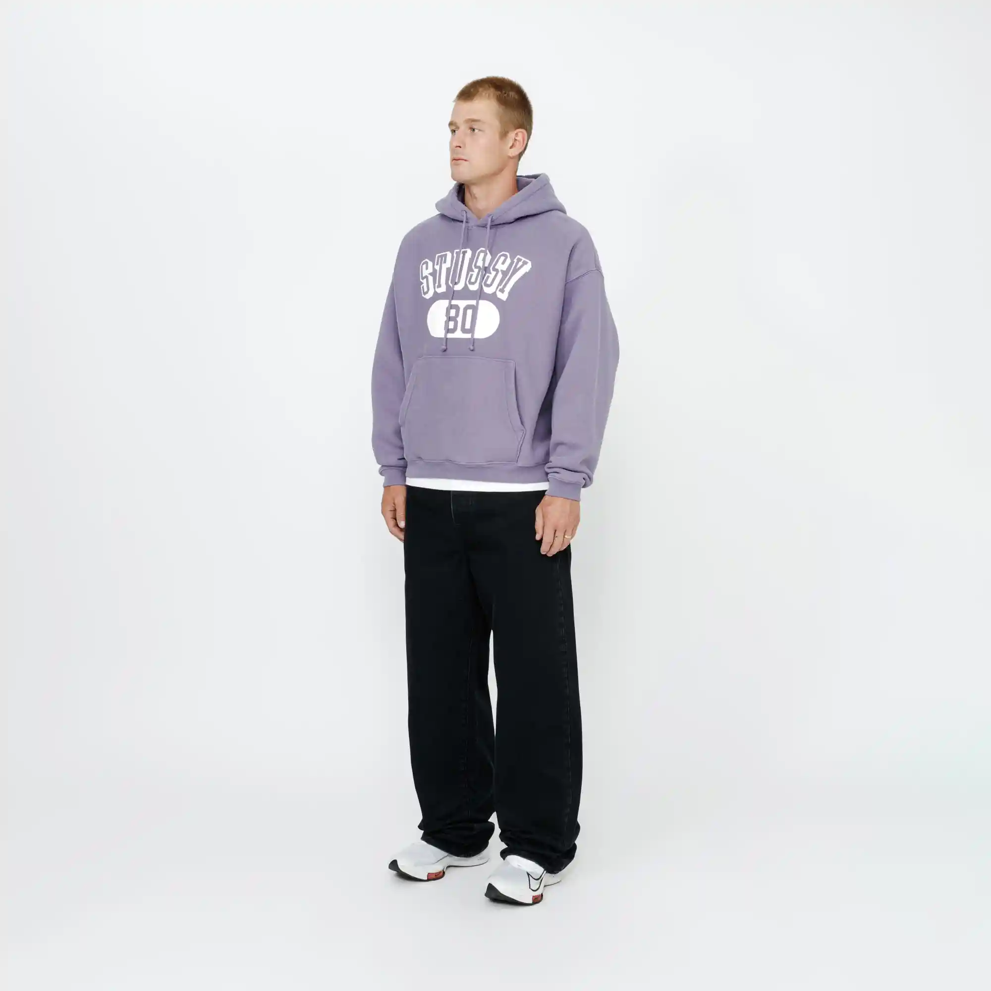 Stussy Stussy 80 Relaxed Hood, ash purple - Image 5