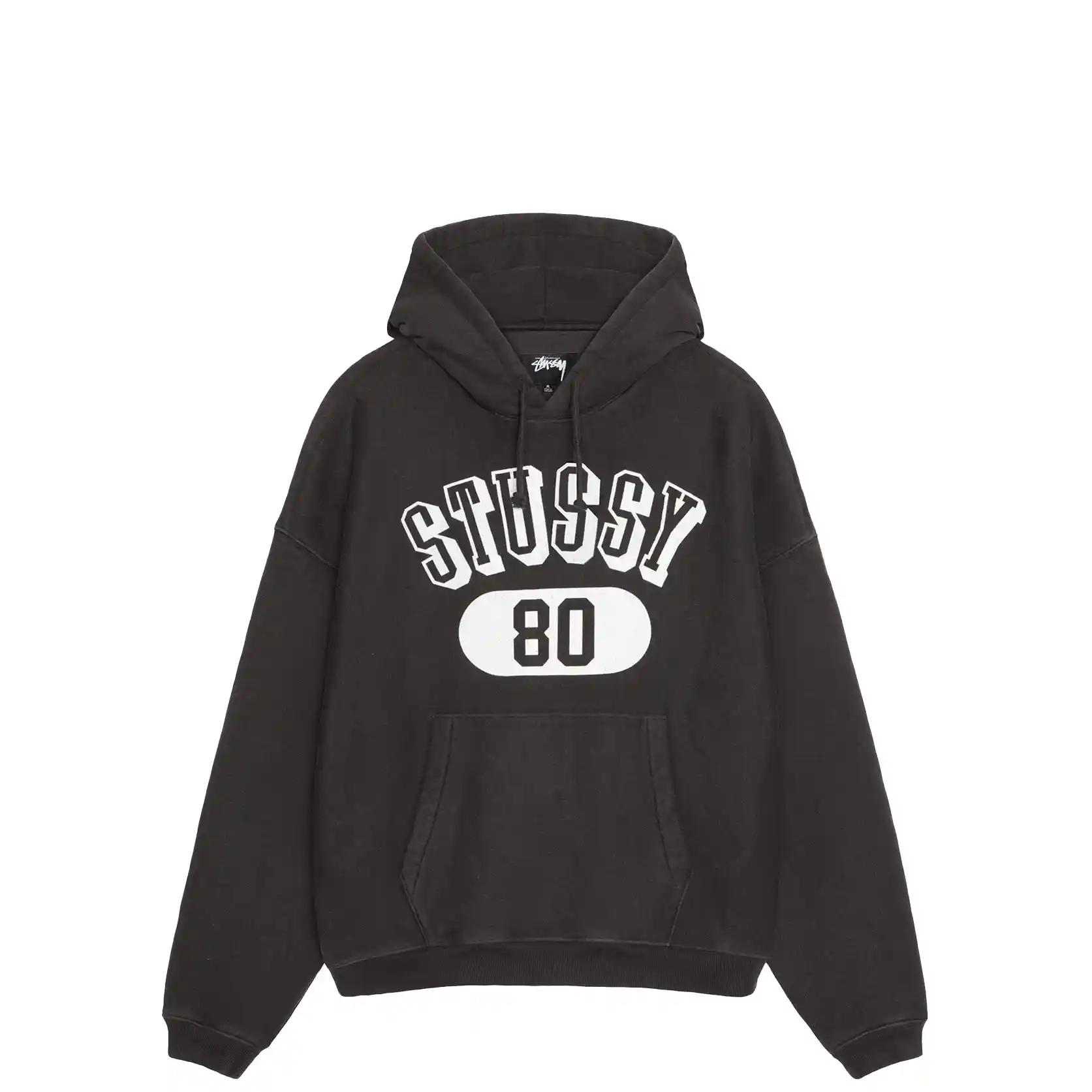 Stussy Stussy 80 Relaxed Hood, washed black