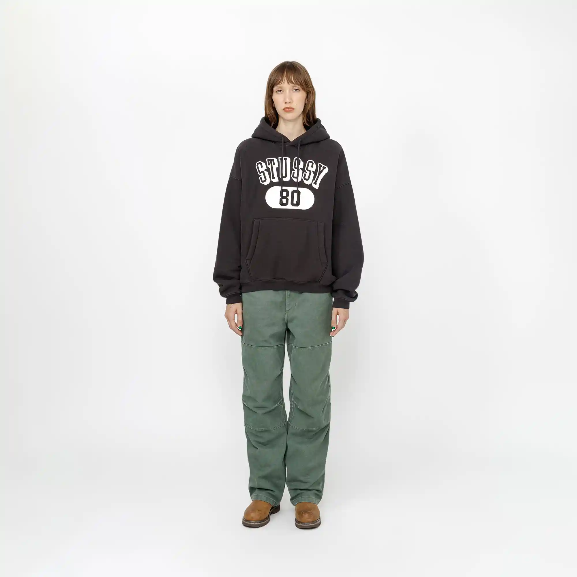 Stussy Stussy 80 Relaxed Hood, washed black - Image 2