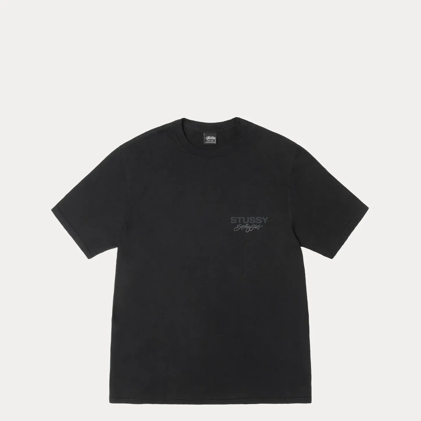 Stussy Surf Club Pigment Dyed Tee, black - Image 2