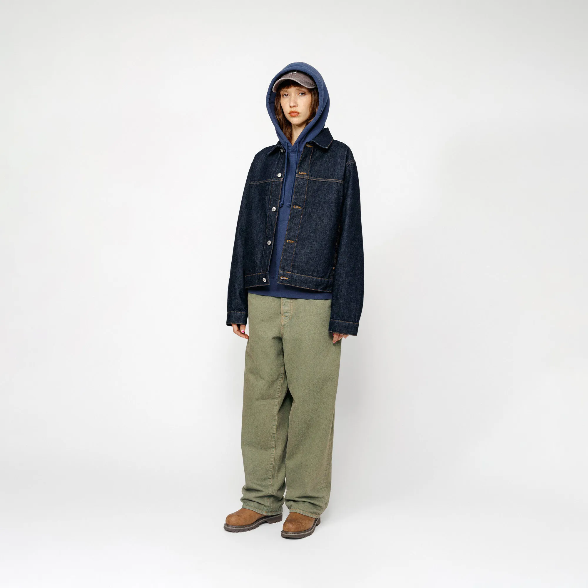 Stussy Trucker Denim, rinsed indigo - Image 3