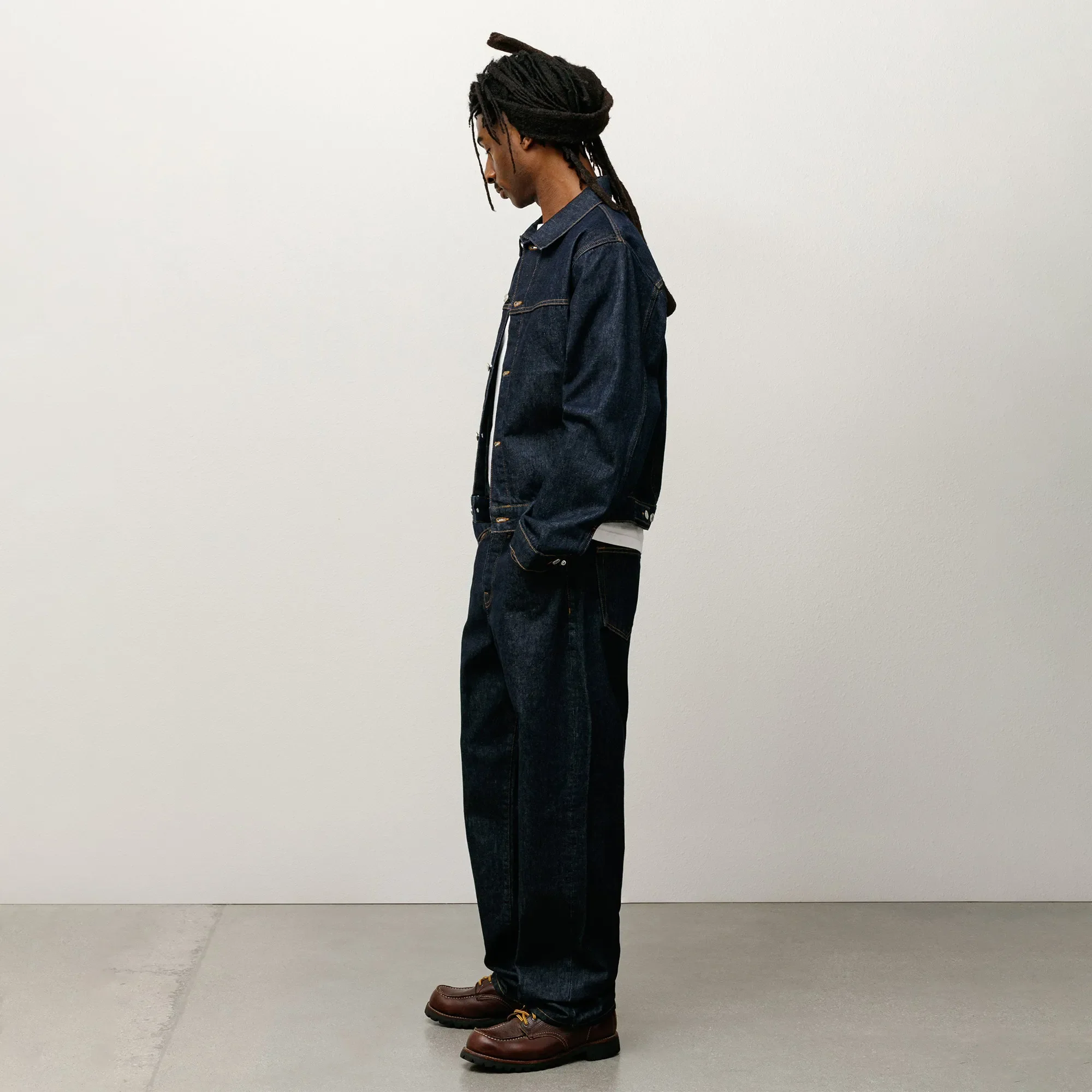 Stussy Trucker Denim, rinsed indigo - Image 5