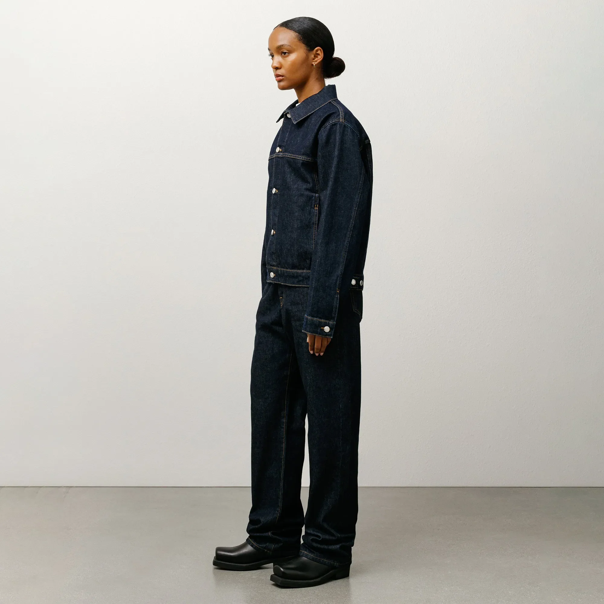 Stussy Trucker Denim, rinsed indigo - Image 7