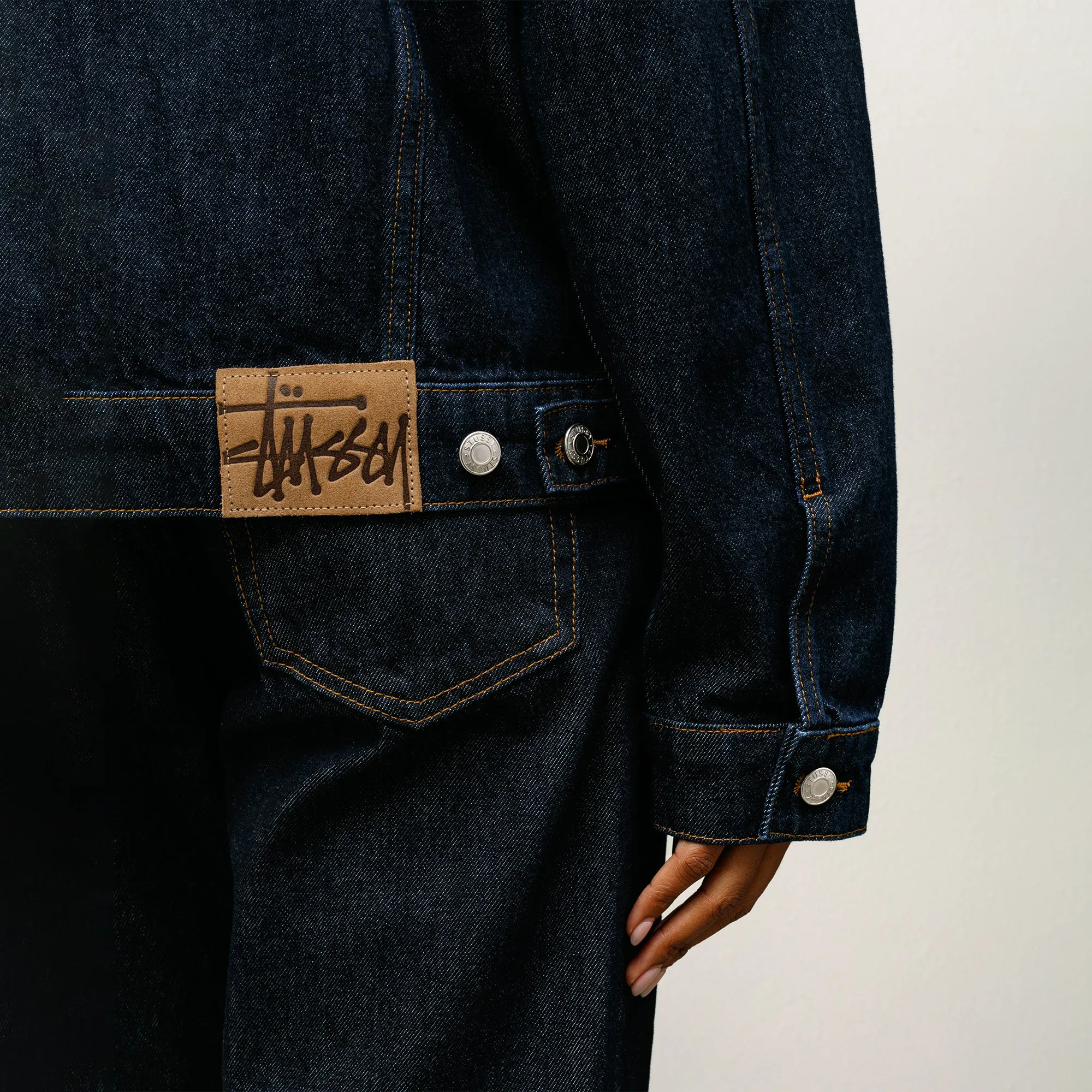 Stussy Trucker Denim, rinsed indigo - Image 9