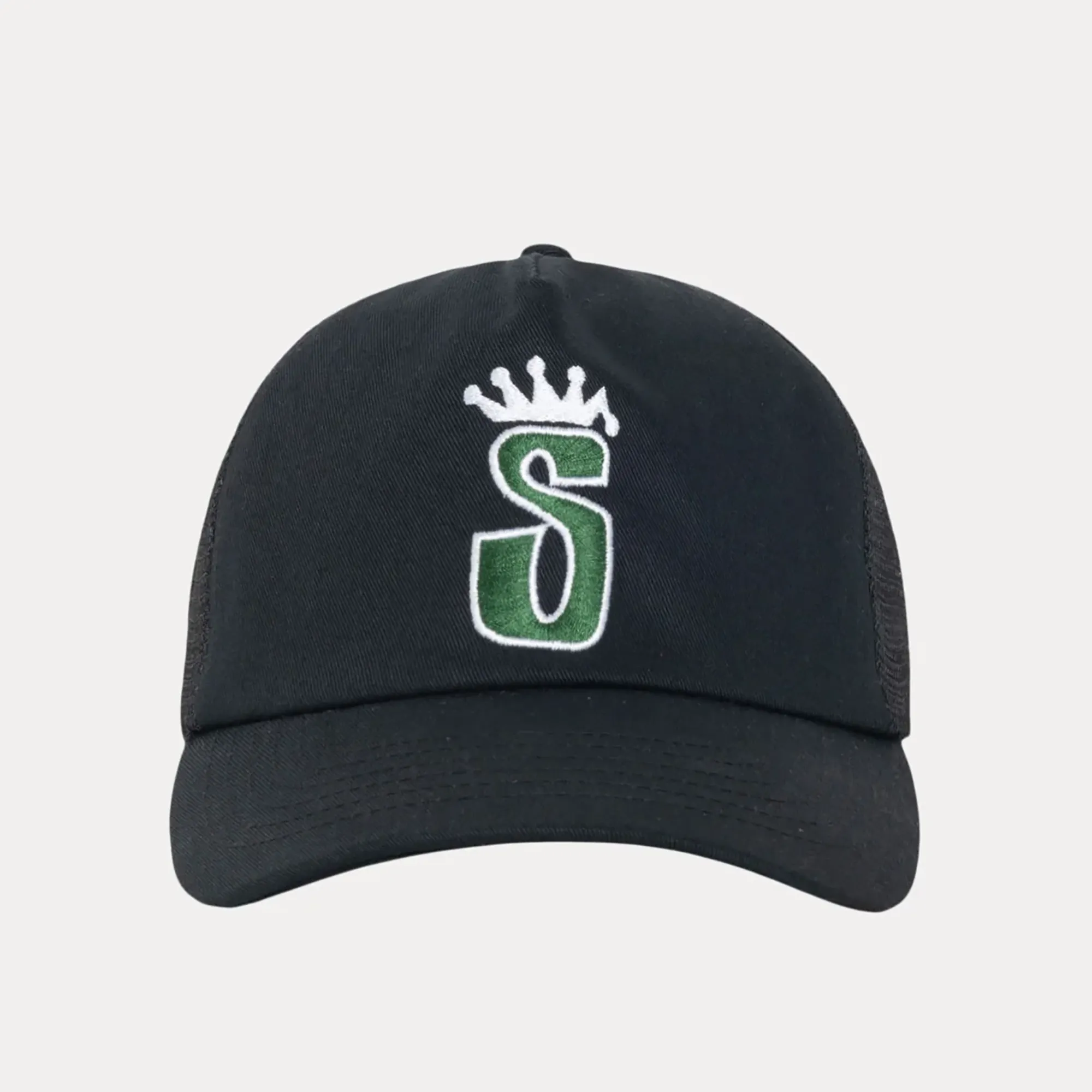 Stussy Trucker S Crown Cap, shadow black - Image 3