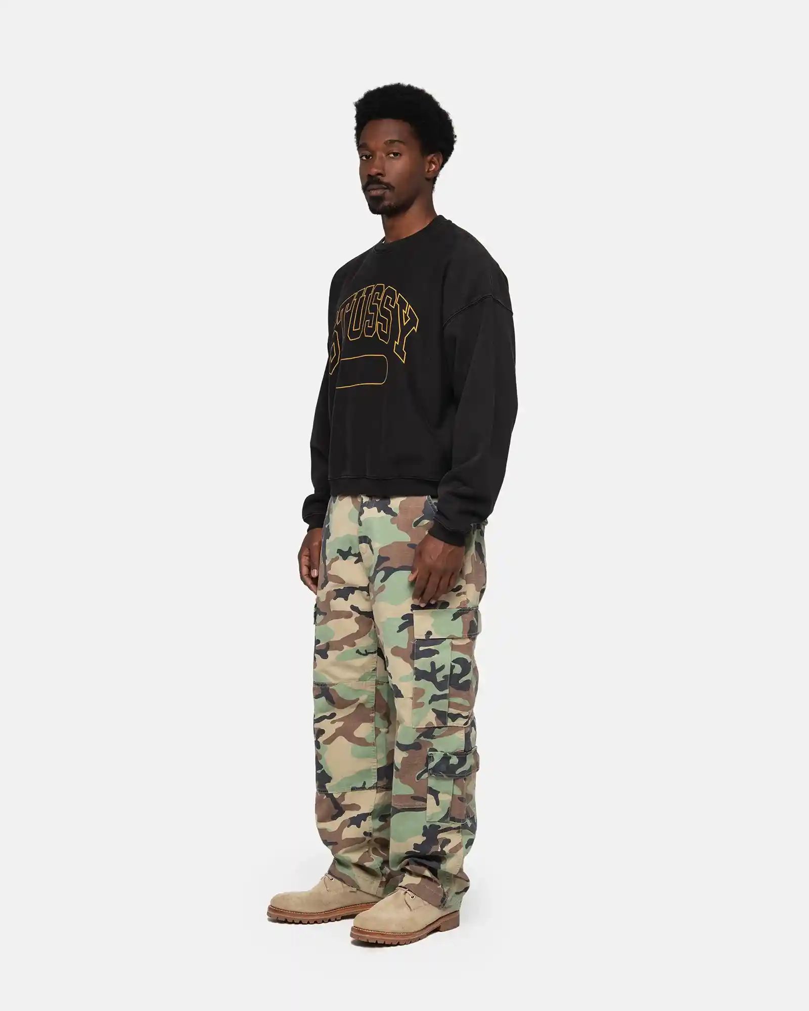 Stussy Varsity Oversized Crew, black - Image 6