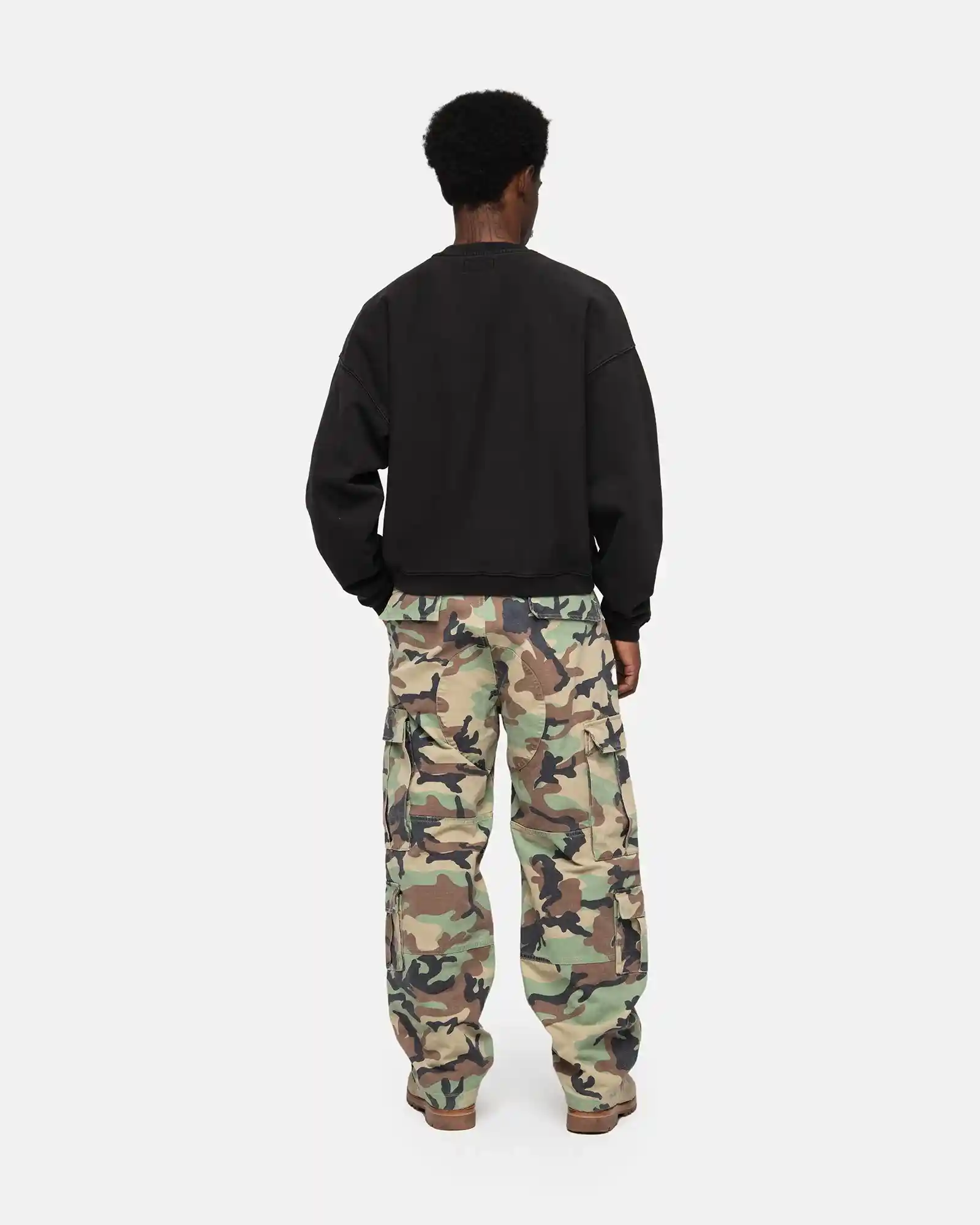 Stussy Varsity Oversized Crew, black - Image 8