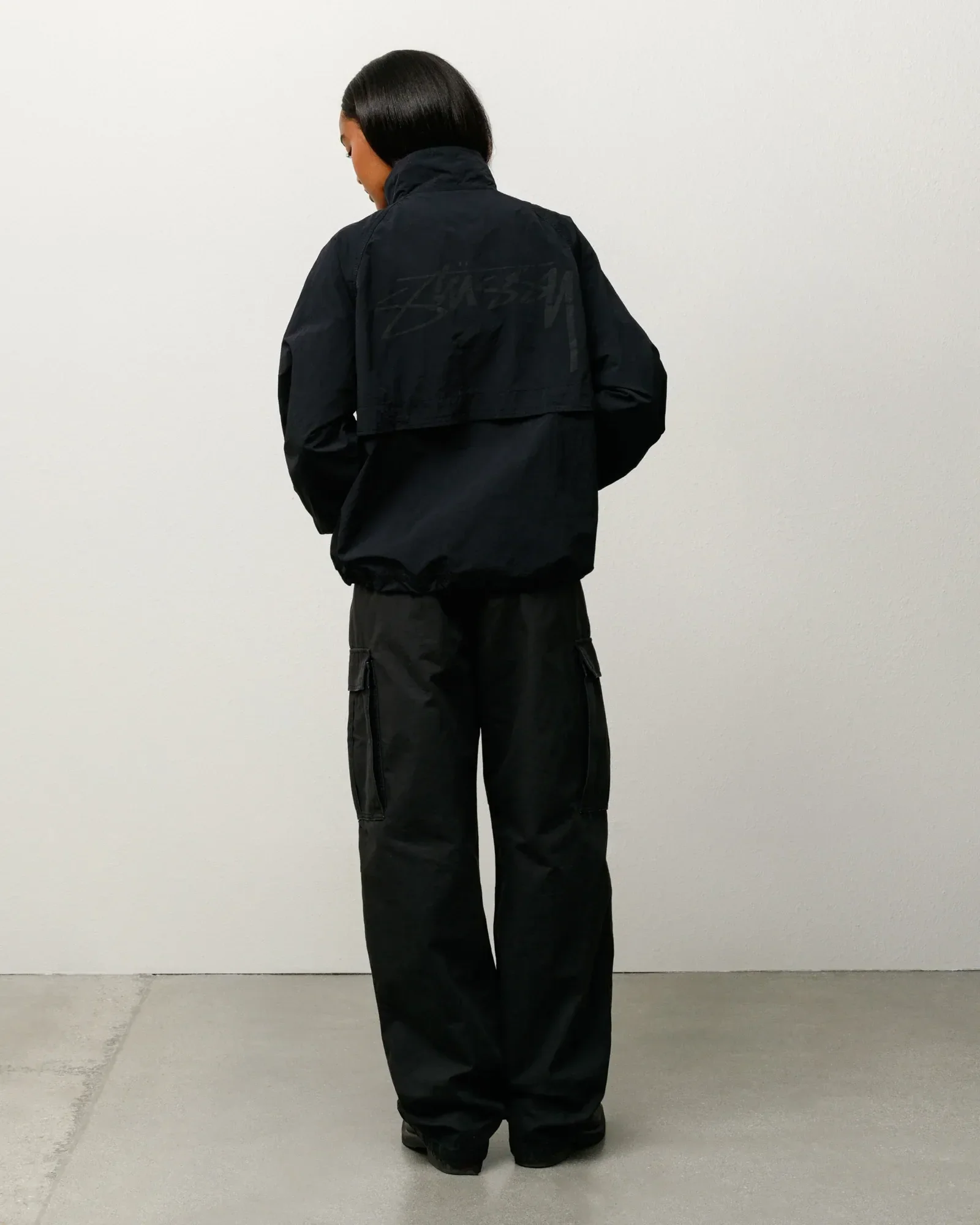 Stussy Warm Up Jacket, black - Image 5