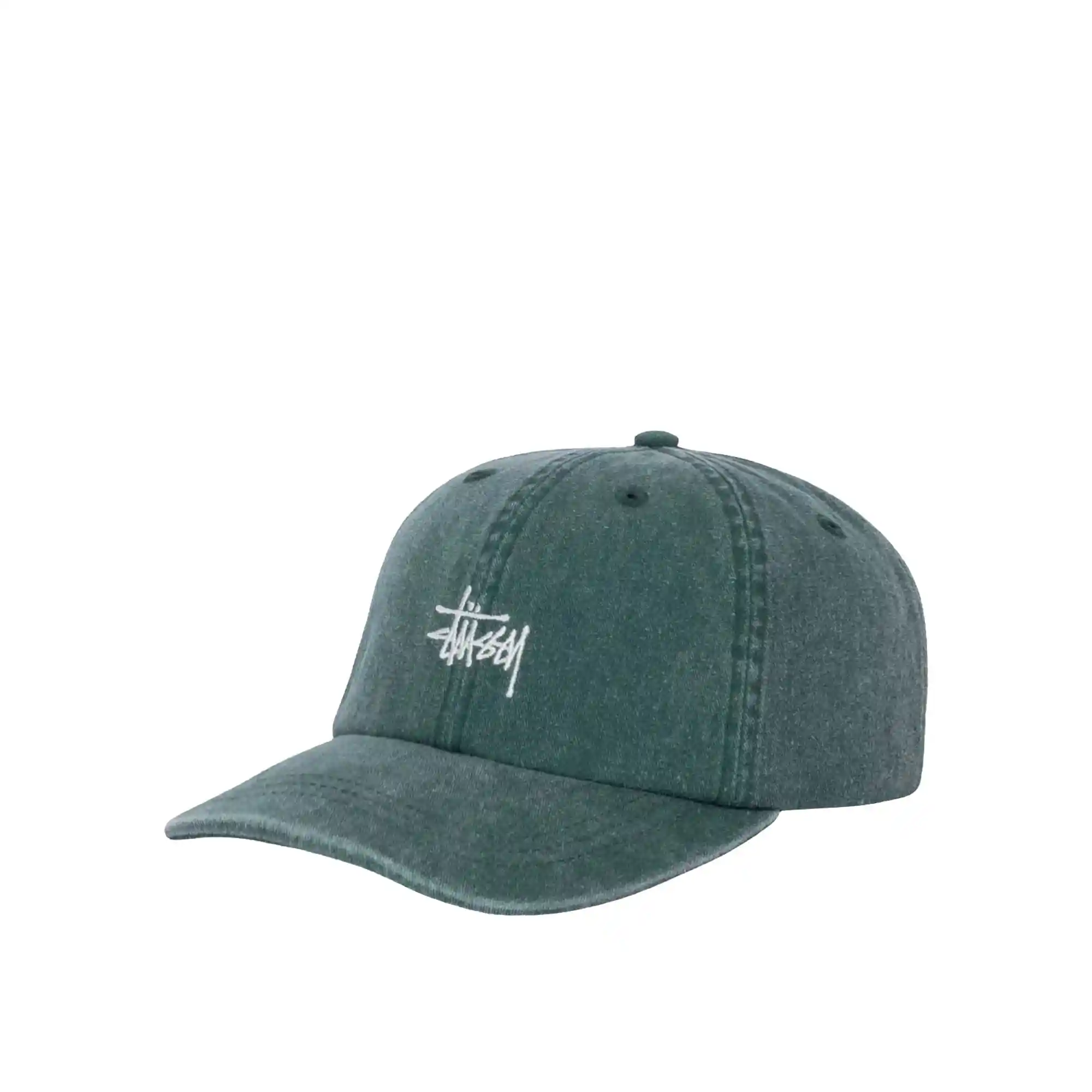 Stussy Washed Basic Low Pro Cap, pine