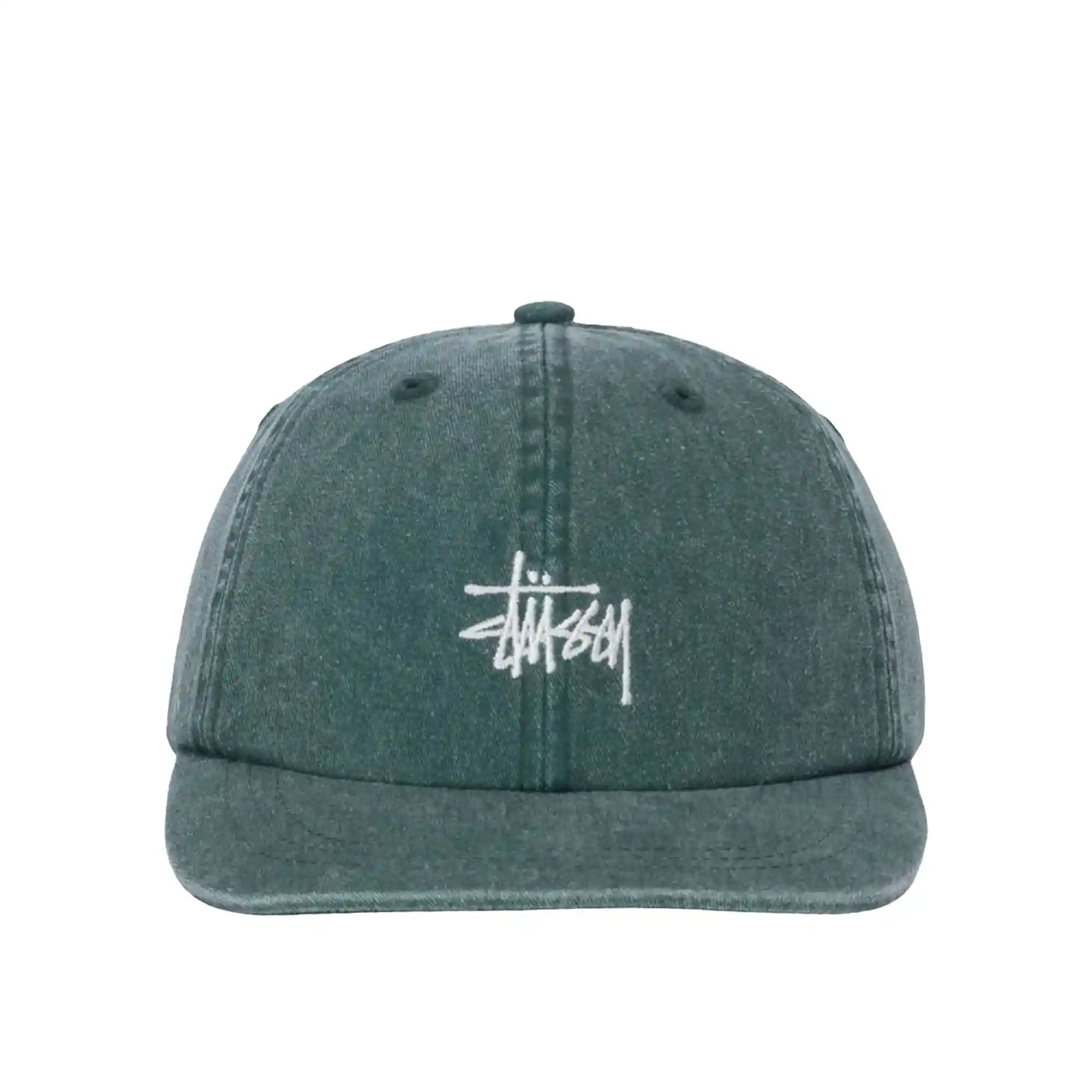 Stussy Washed Basic Low Pro Cap, pine - Image 3