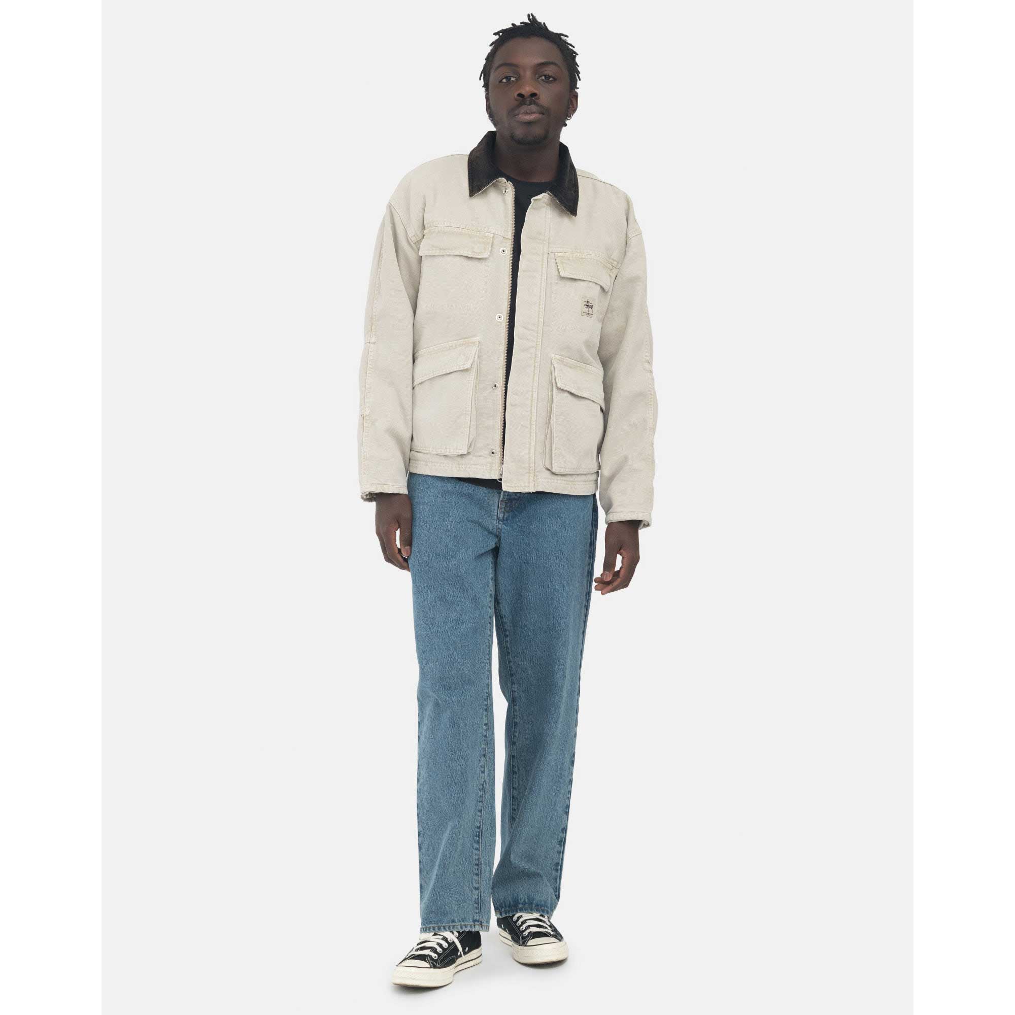 Stussy Washed Canvas Shop Jacket - Image 3