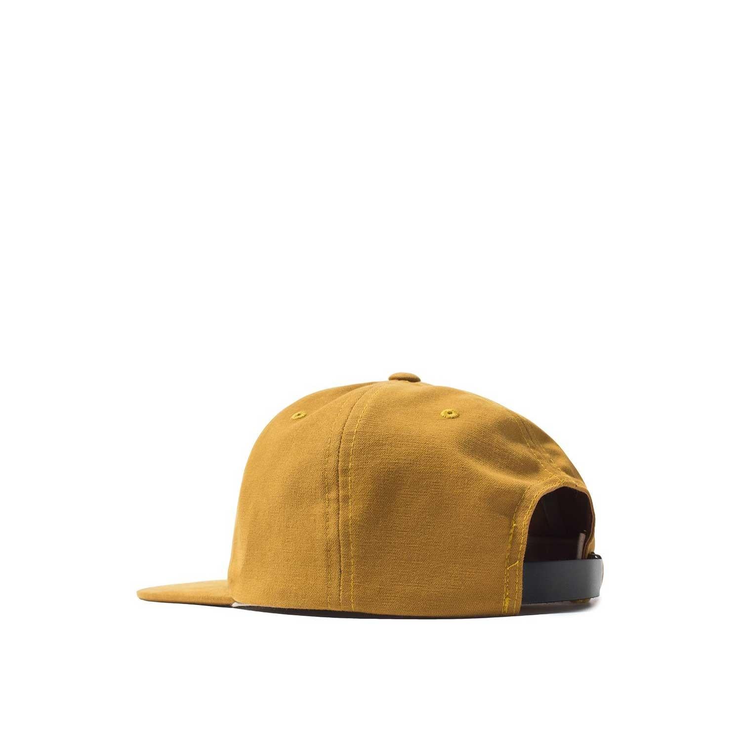 Stussy Washed Oxford Strapback Cap, Mustard - Image 2