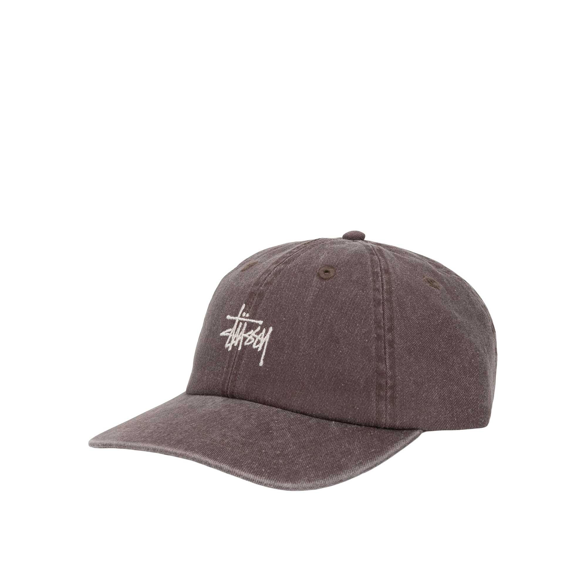Stussy Washed Stock Low Pro Cap, Mud