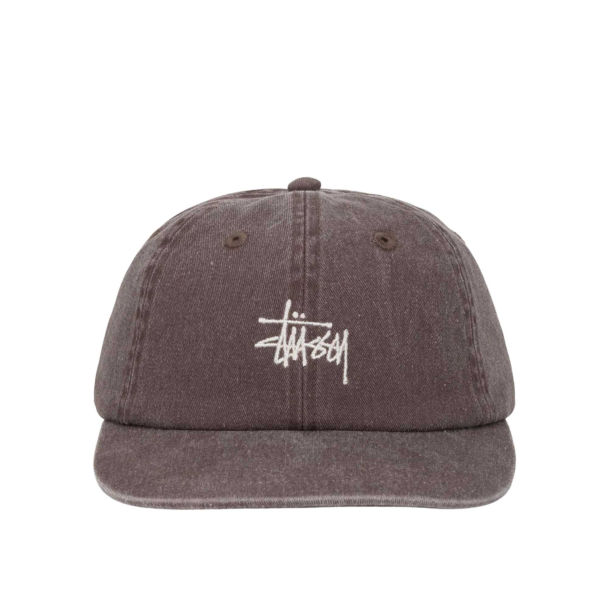 Stussy Washed Stock Low Pro Cap, Mud - Image 3