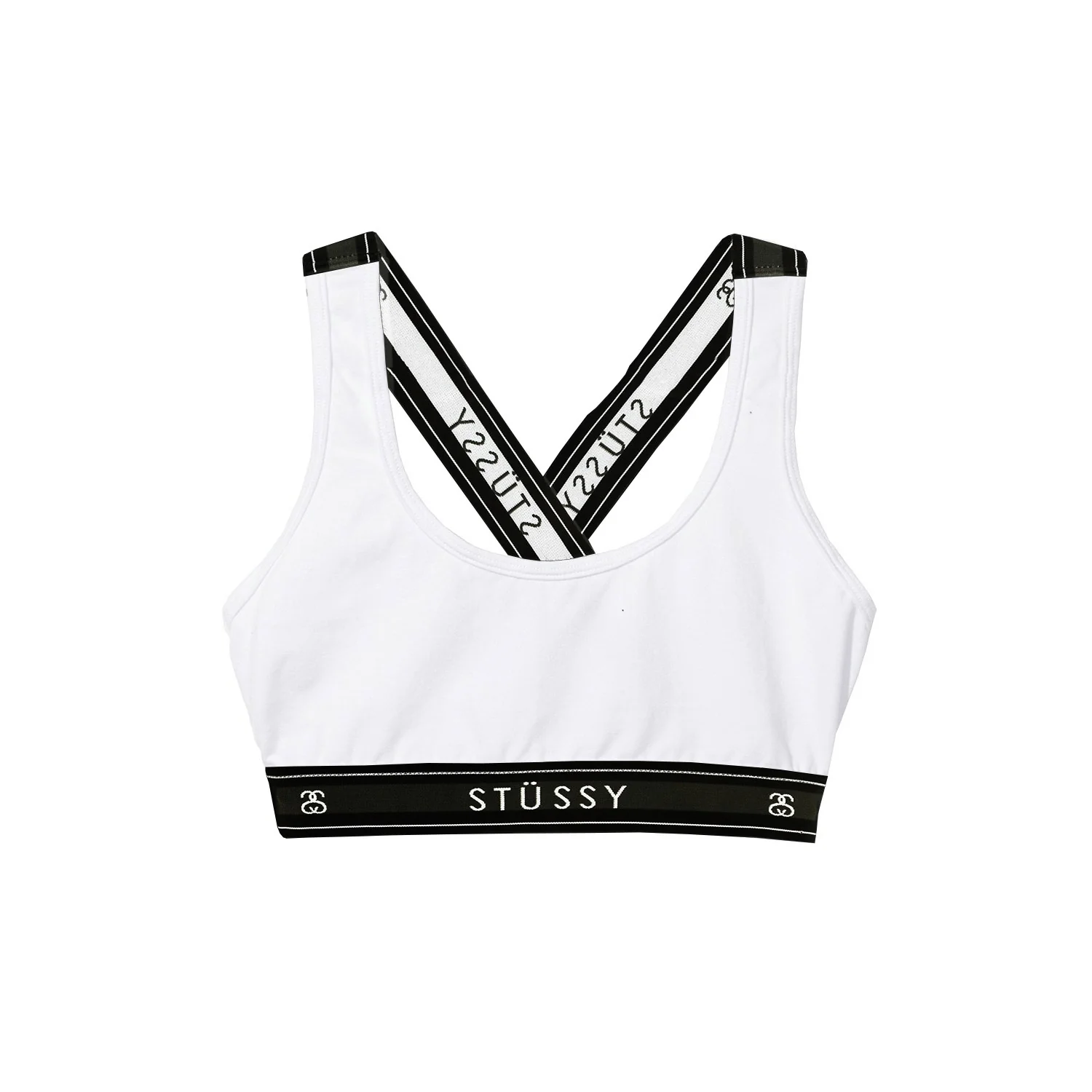 Stussy Womens Cross Back crop bra top