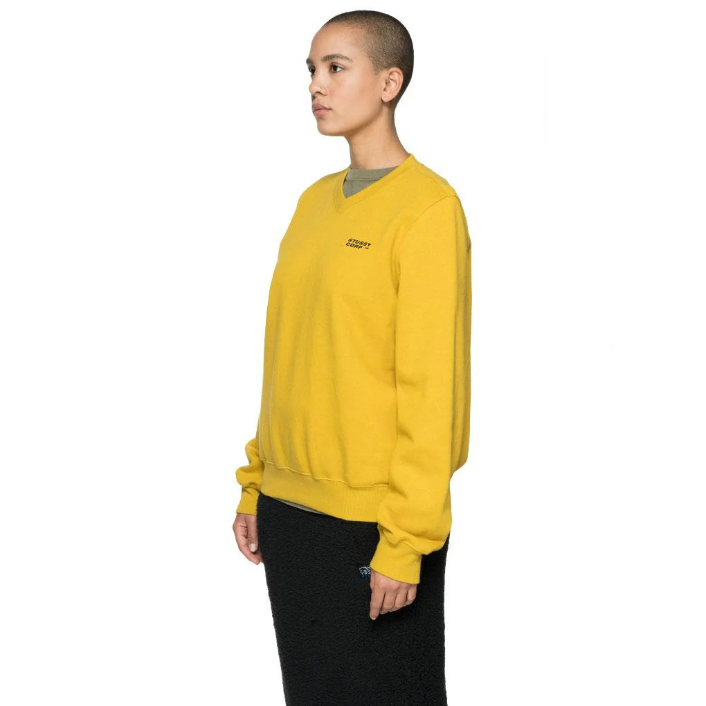 Stussy Womens Elin v-neck fleece - Image 3