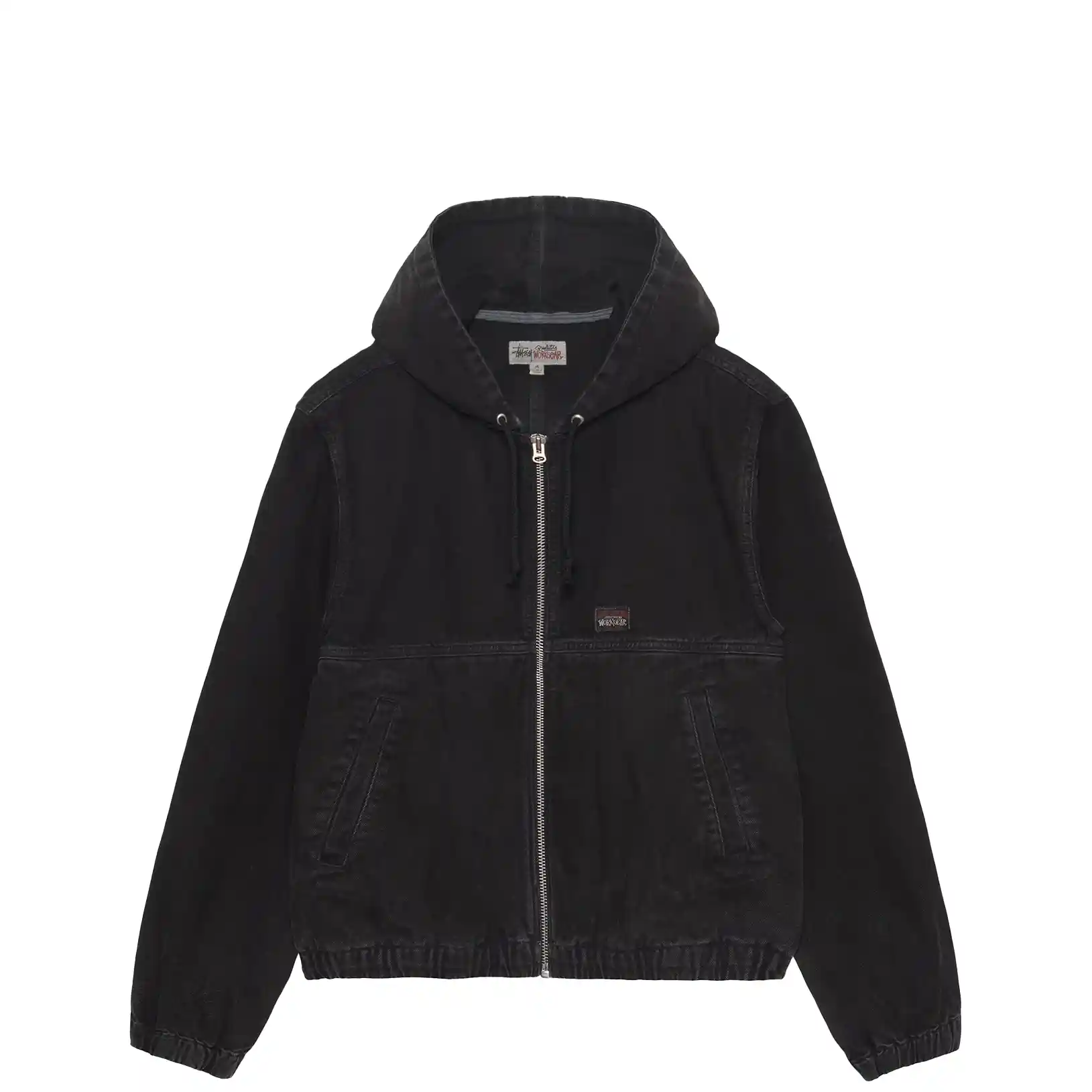 Stussy Work Jacket Unlined Canvas, black