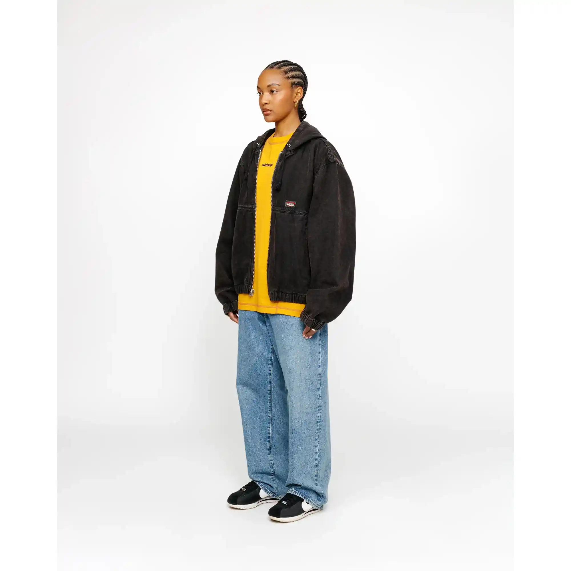Stussy Work Jacket Unlined Canvas, black - Image 4