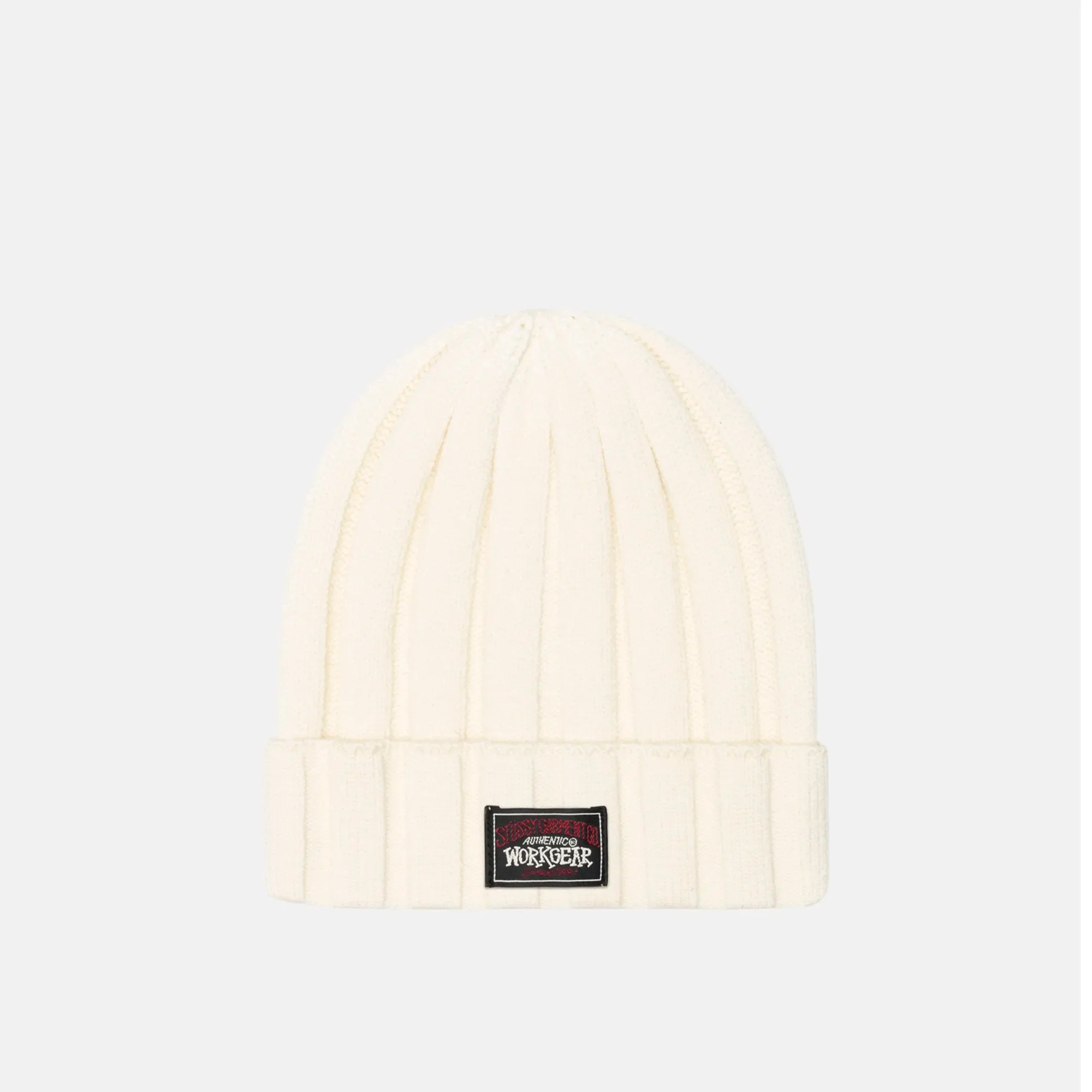 Stussy Workwear Cuff Beanie, ivory