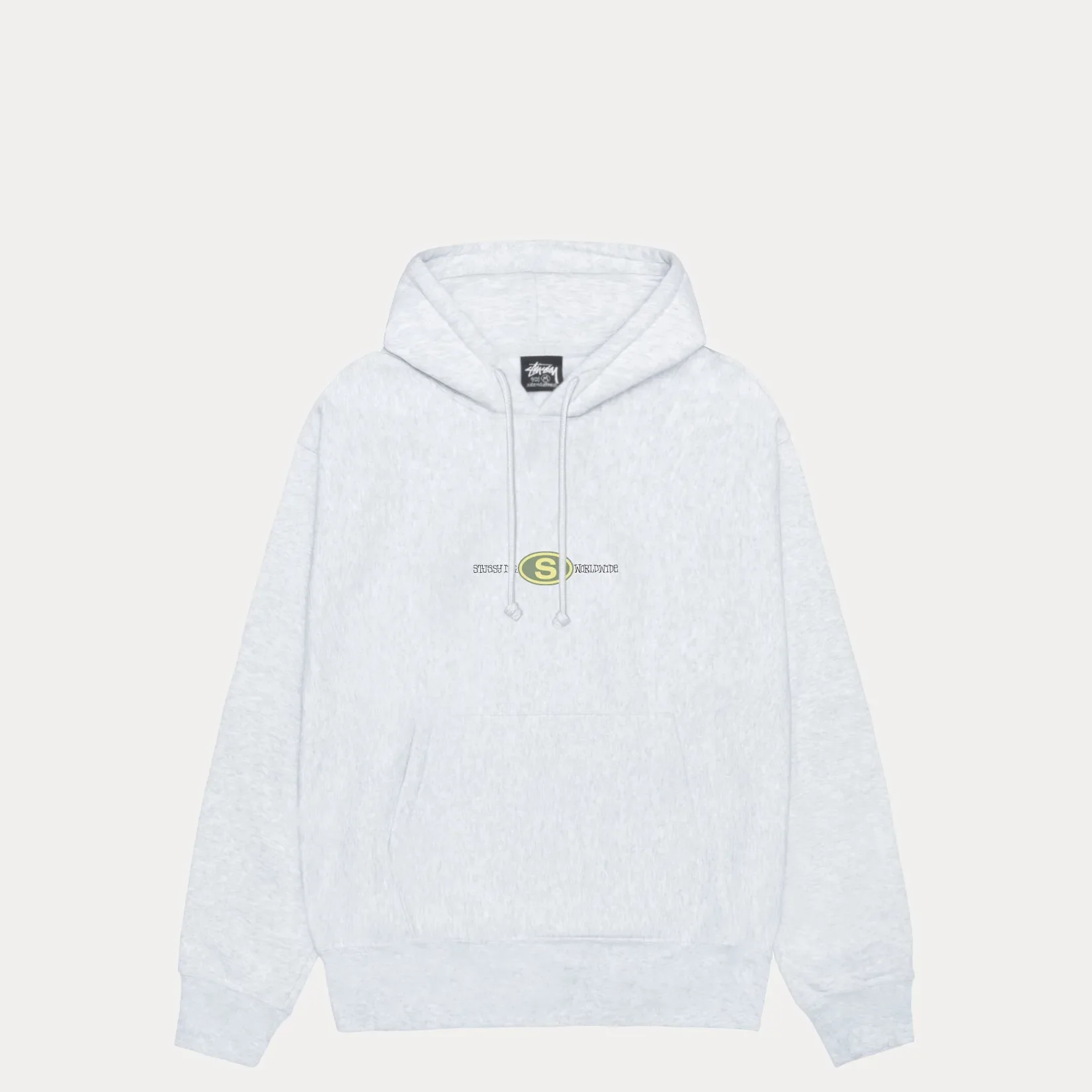 Stussy Worldwide Dot Hood, ash heather