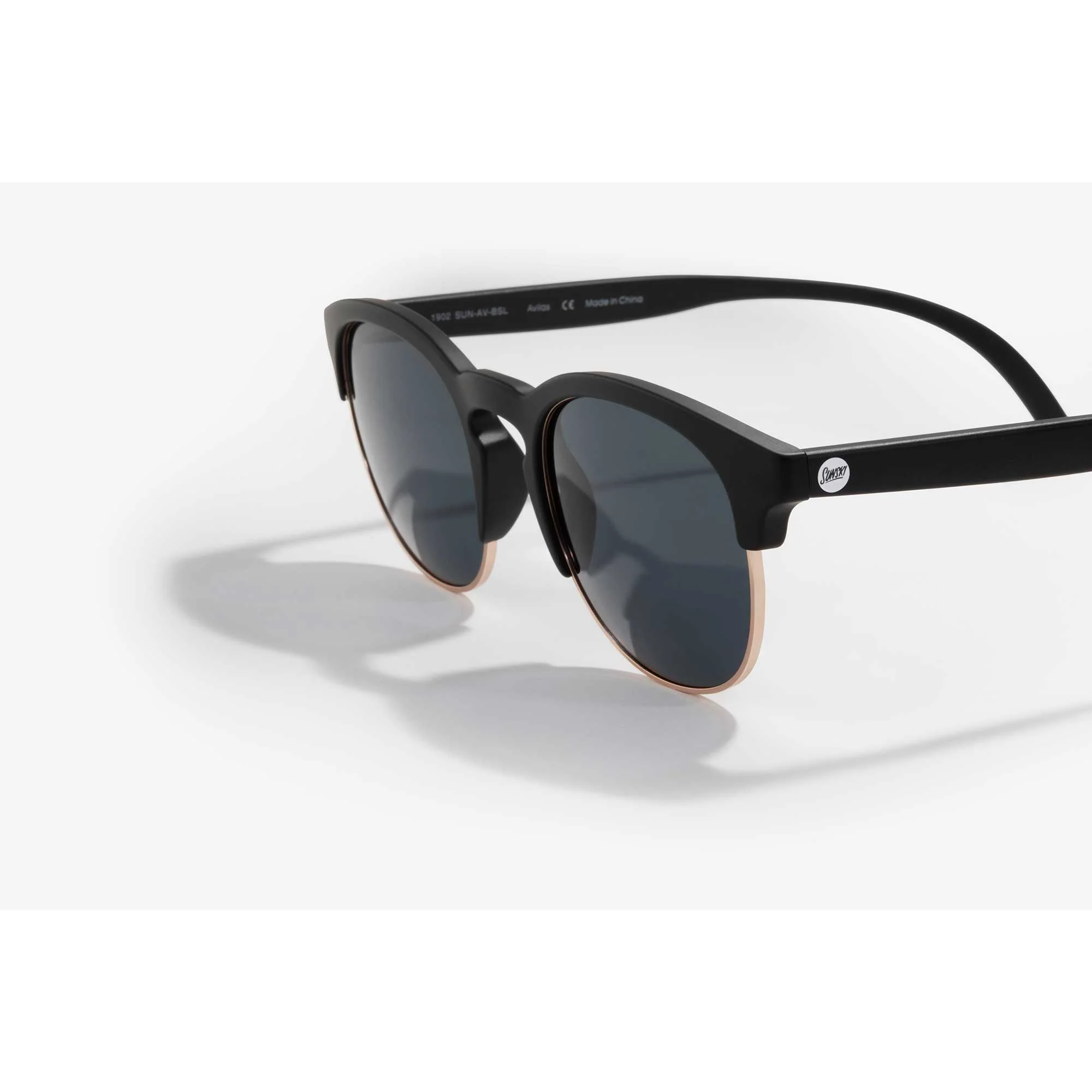 Sunski Avila Polarized Sunglasses, Black Slate - Image 4