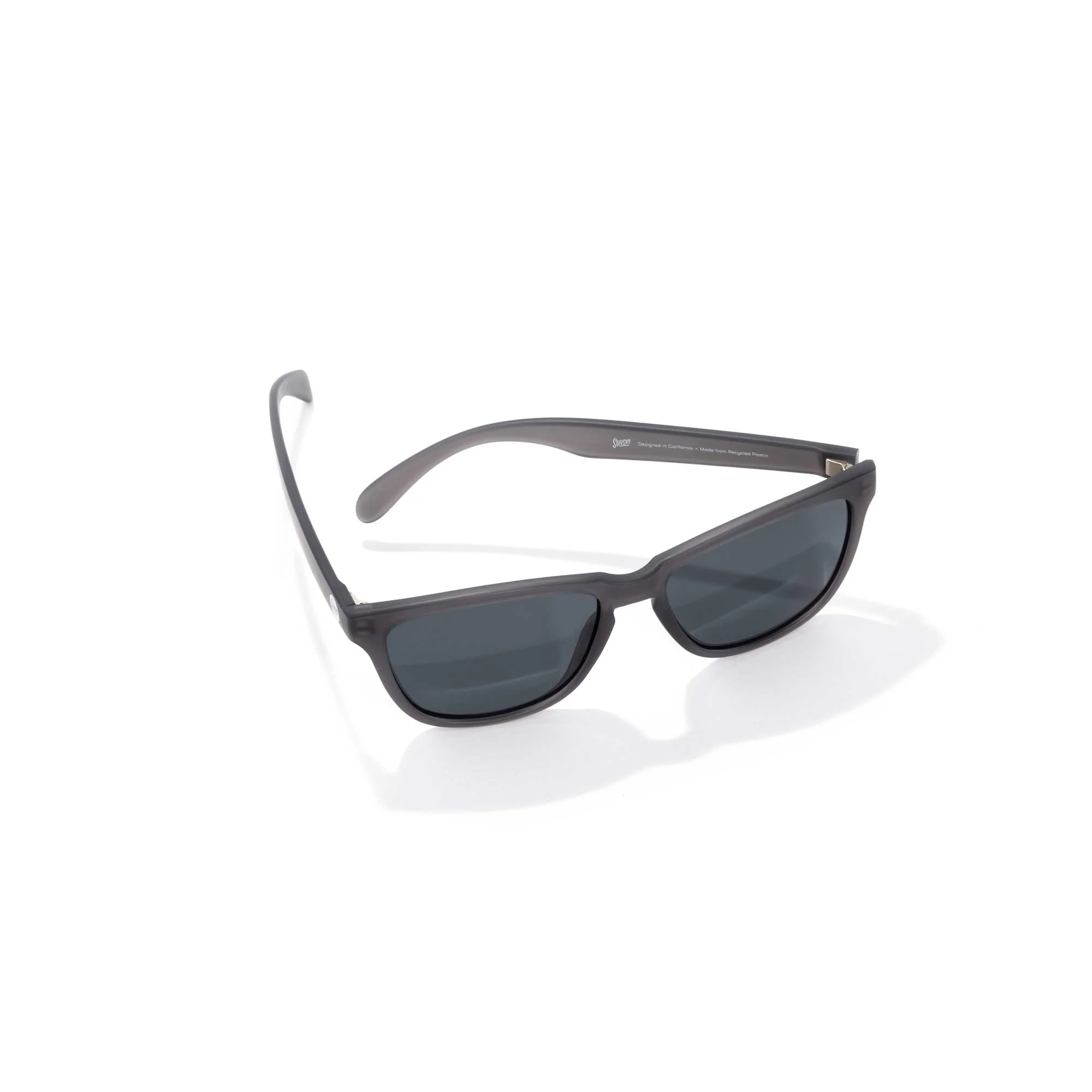 Sunski Headland Polarized Sunglasses, Grey Black - Image 3