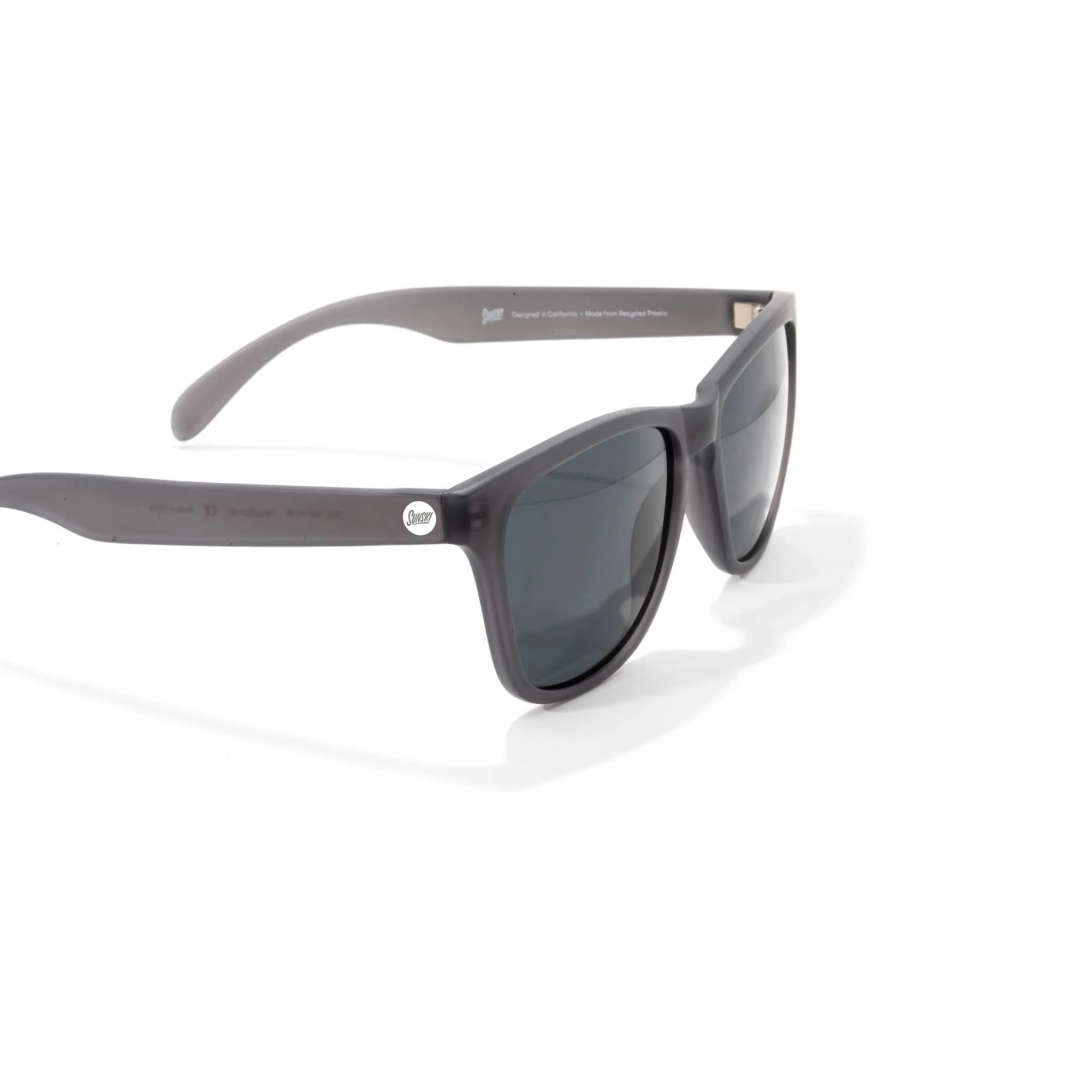 Sunski Headland Polarized Sunglasses, Grey Black - Image 4