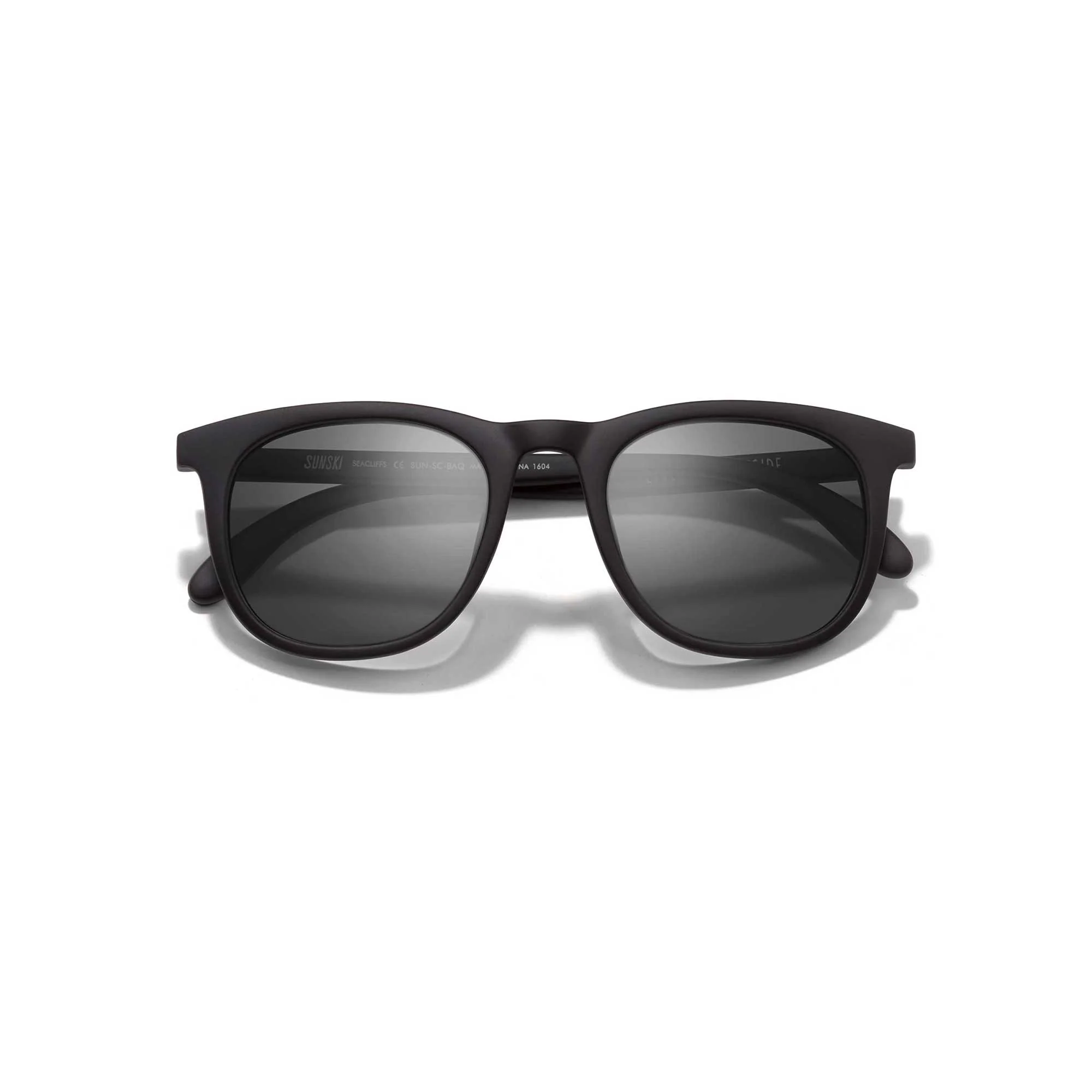 Sunski Seacliff Polarized Sunglasses, Black Slate