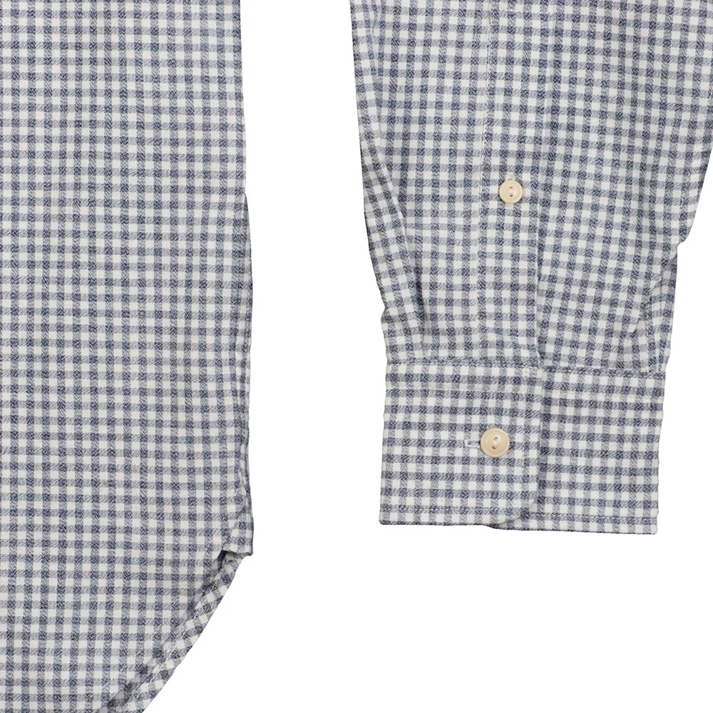 The Hill-side Long Sleeve Standard Shirt, Selvedge Covert Gingham - Image 2